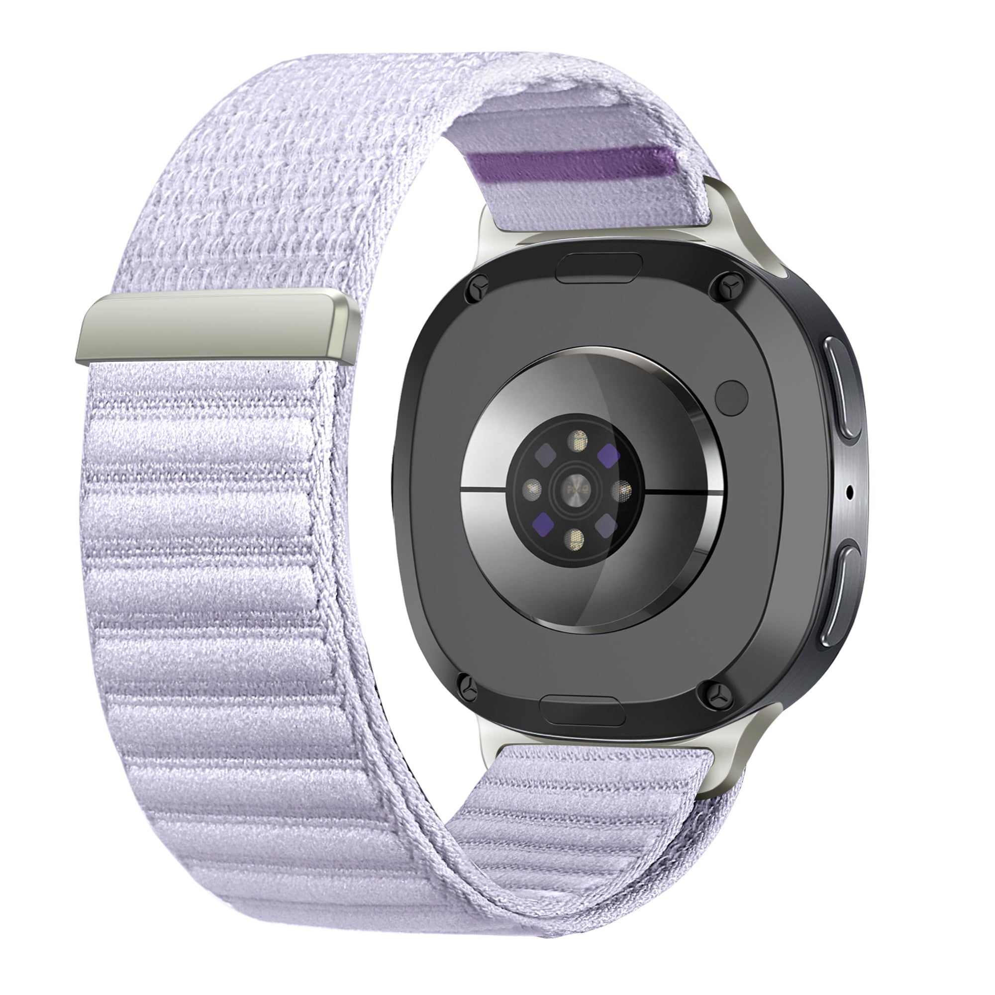Correa nylon Wave Samsung Galaxy Watch 8 Classic (morado claro)