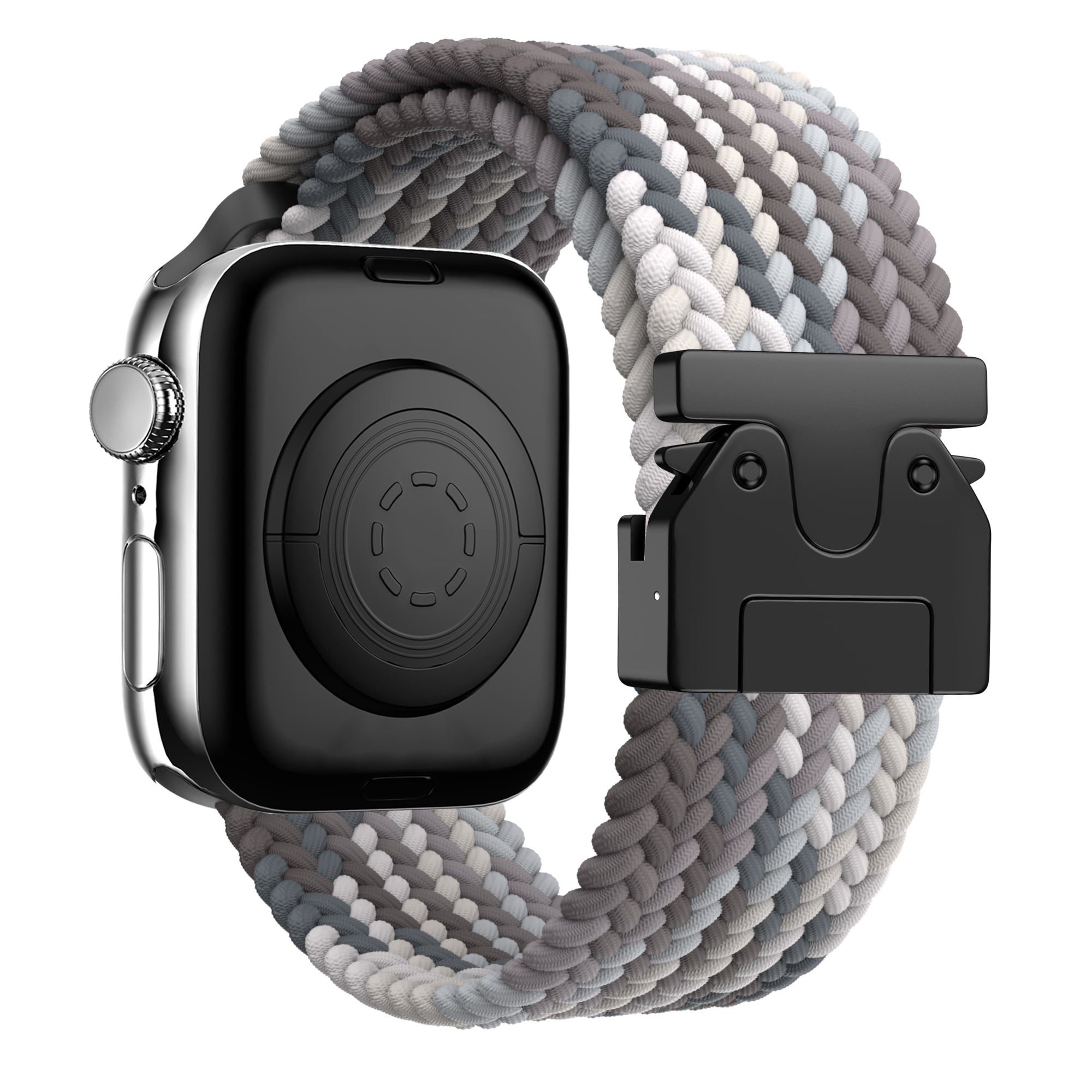 Bandz Apple Watch Braided Nylon Strap with P-Buckle (Slate)