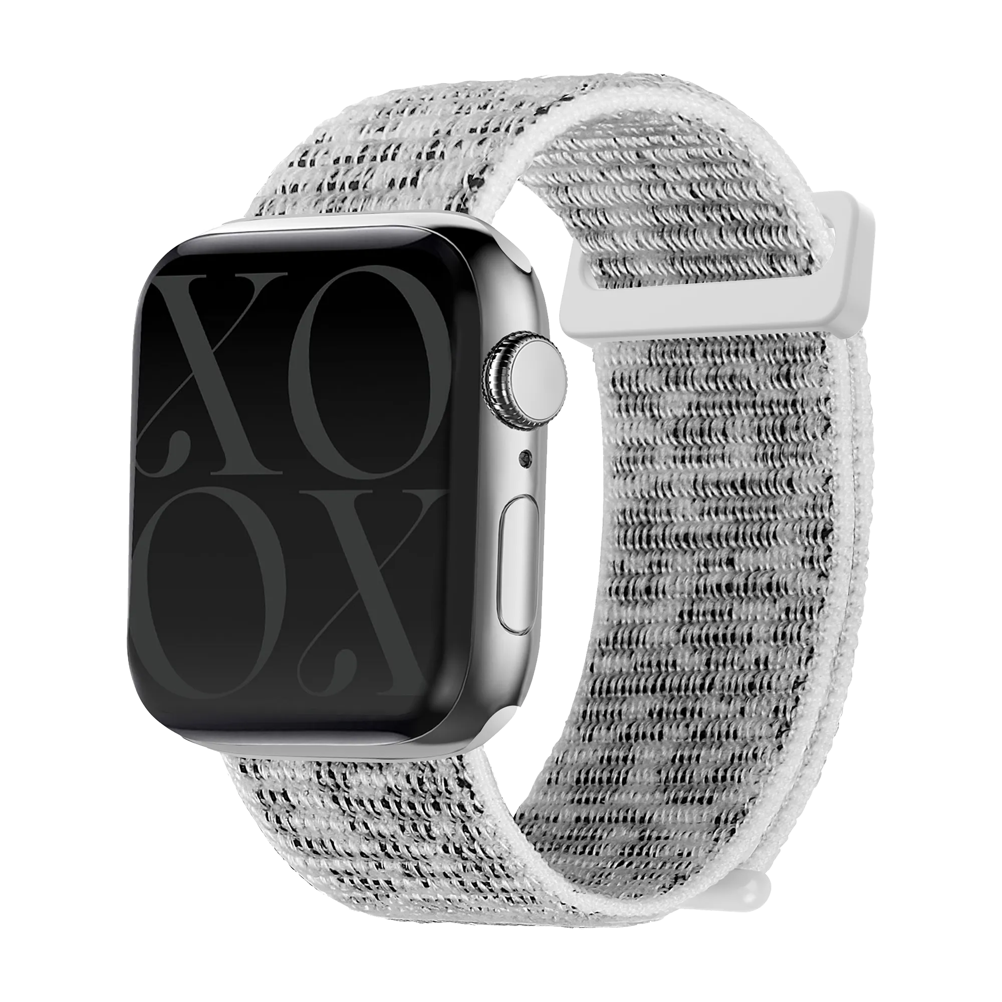 Correa nylon xoxo Wildhearts Apple Watch (blanco leopardo)