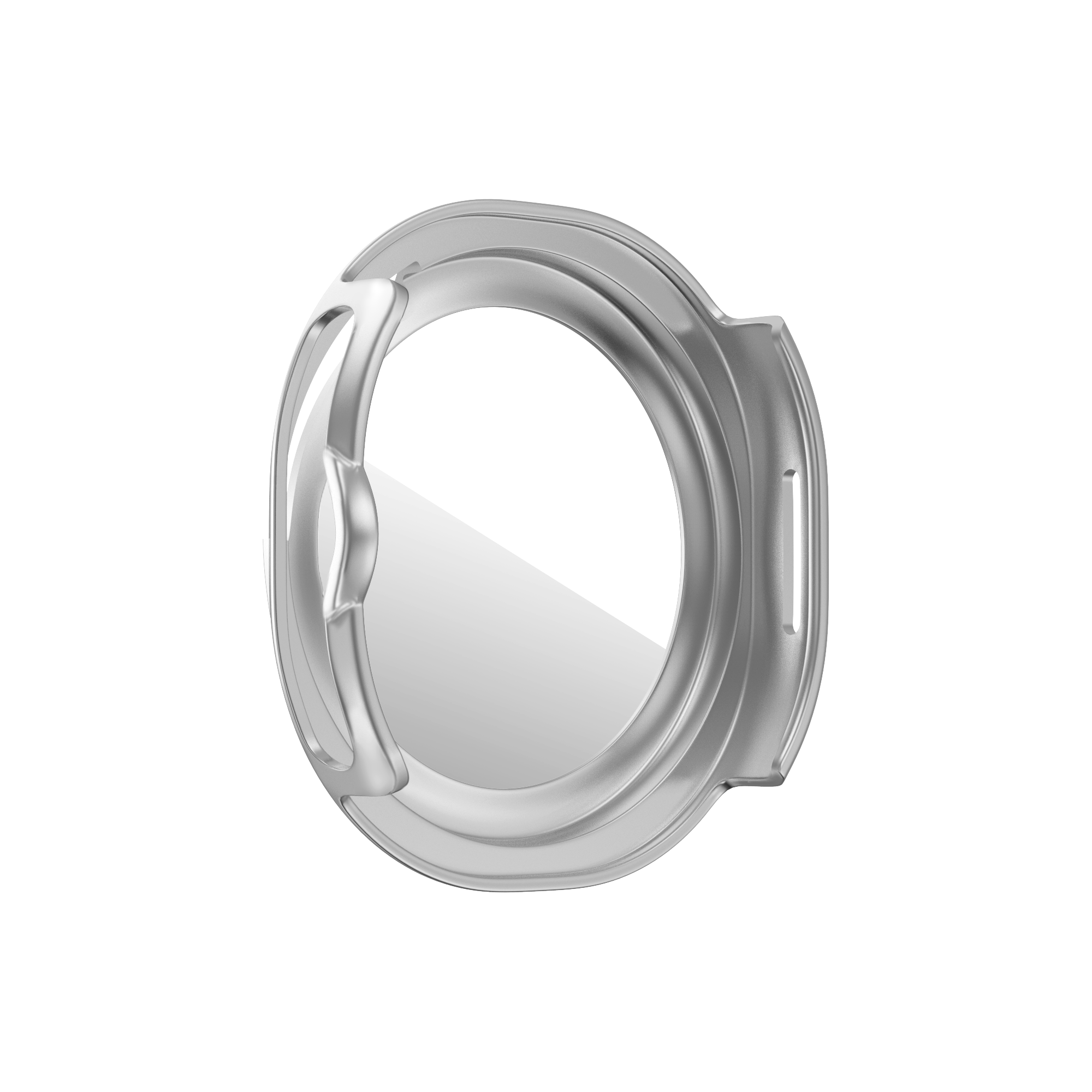 Bandz Samsung Galaxy Watch 8 Classic PC Cover with Glass (Silver)