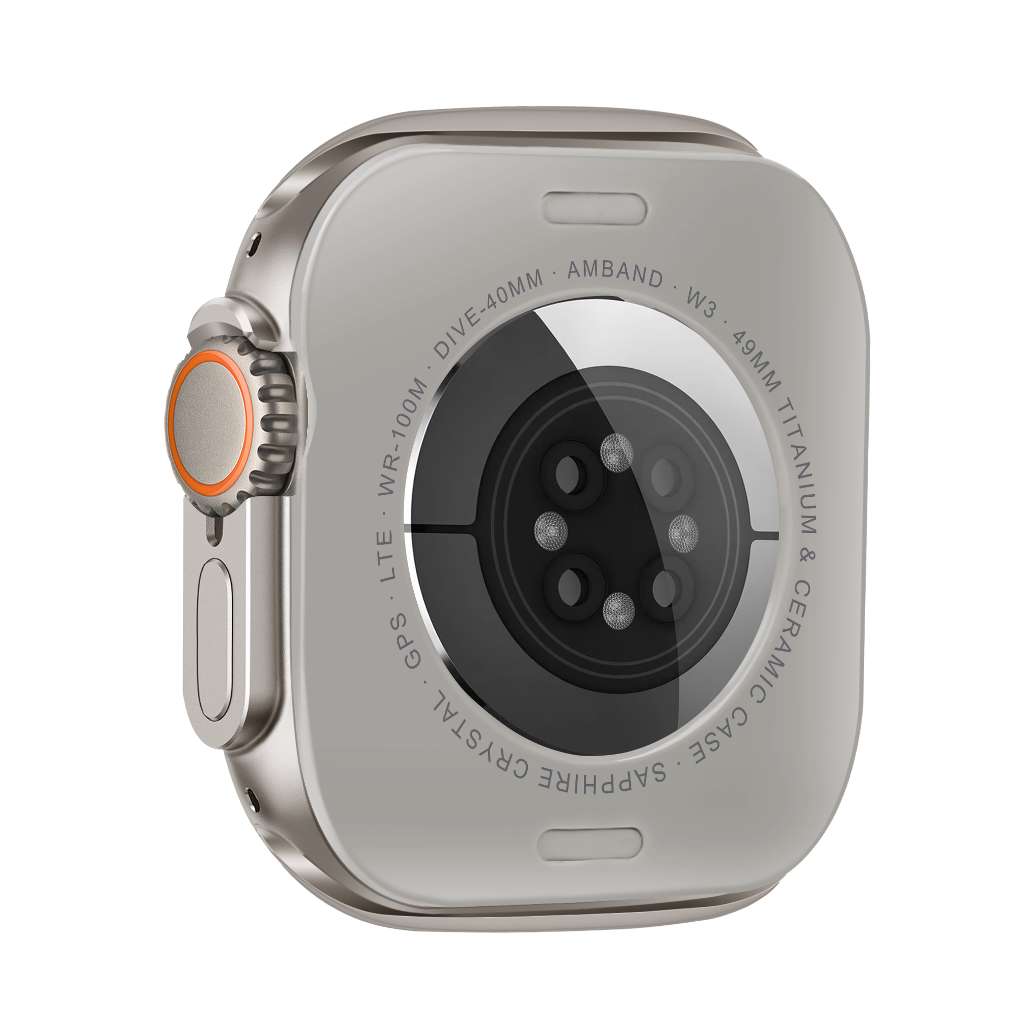 Bandz Funda metalica Apple Watch Ultra - 49mm (titanio)