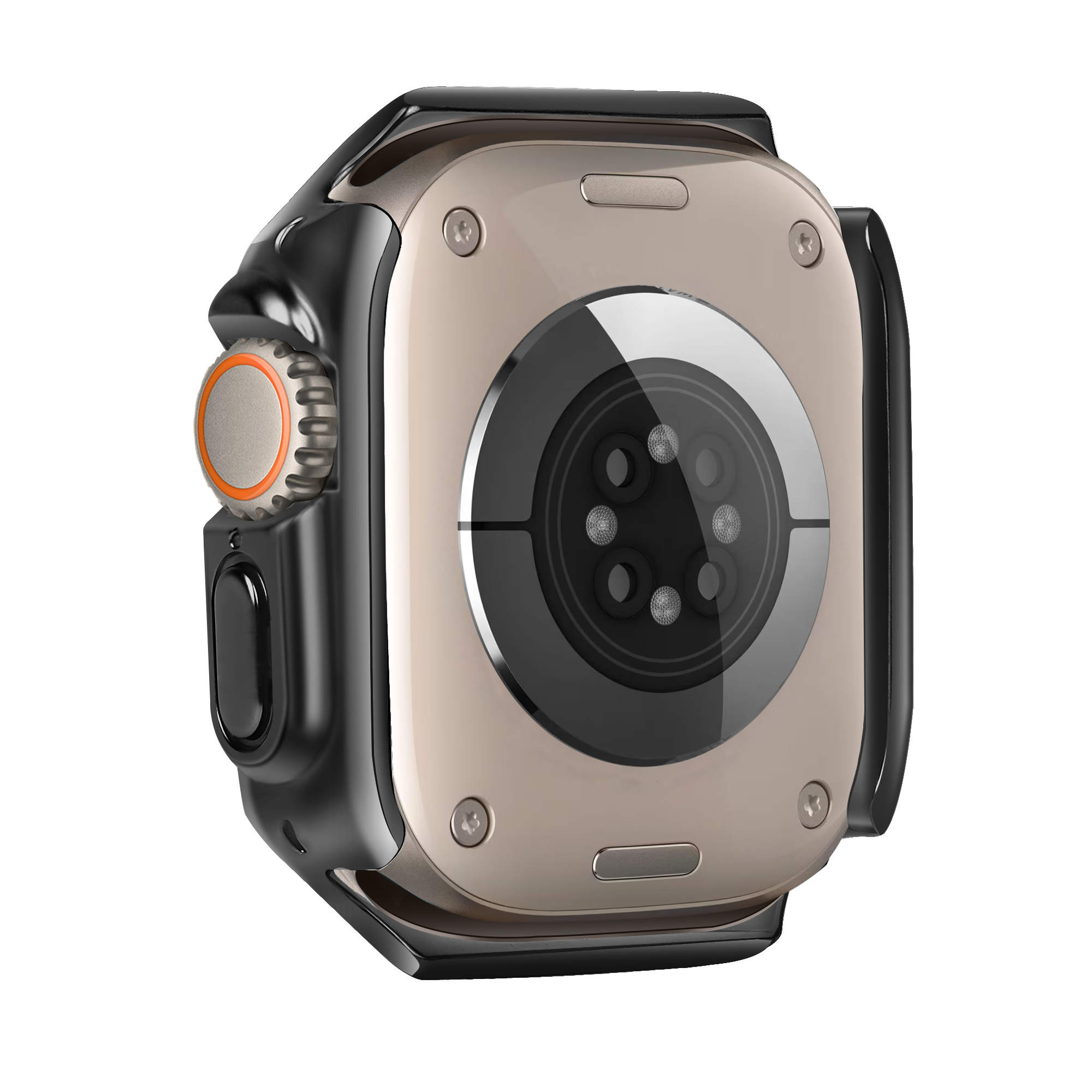 Bandz Funda TPU galvanizado Apple Watch Ultra - 49mm (negro)