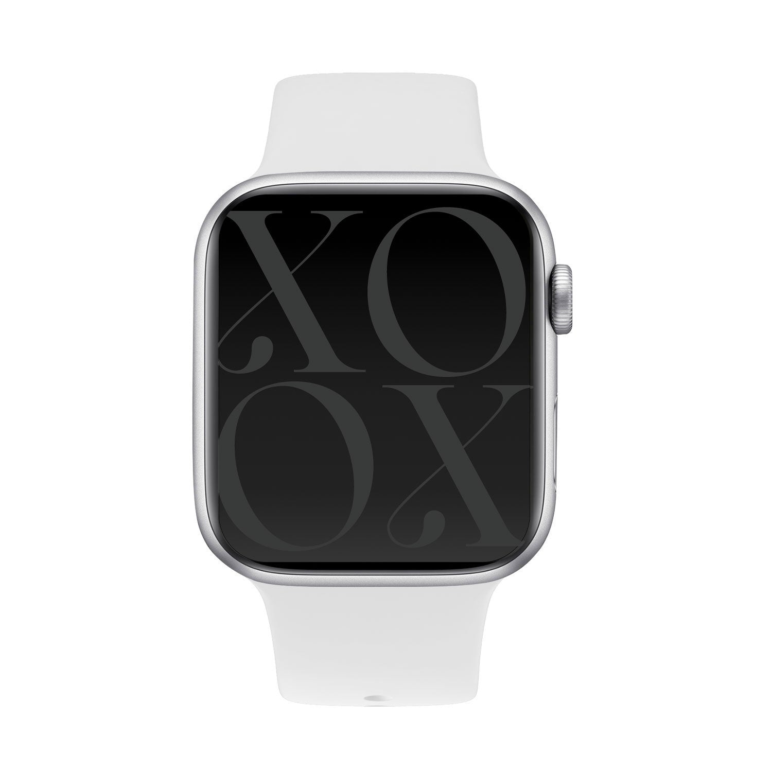 xoxo Wildhearts Apple Watch Silicone Strap (White)