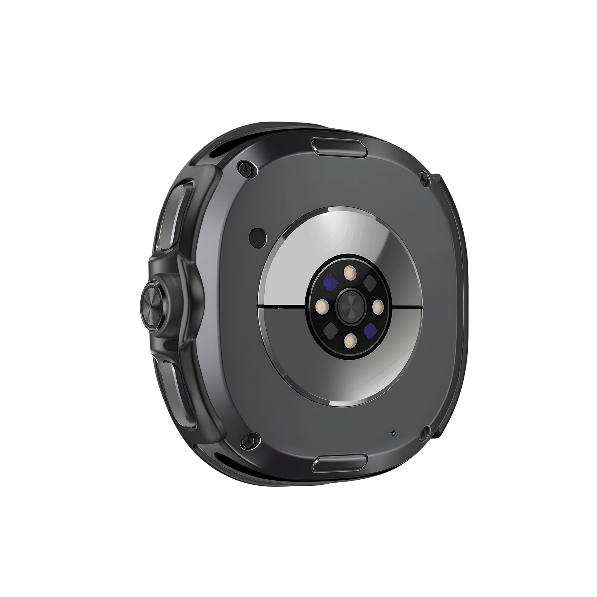 Bandz Funda Bezel con vidrio Samsung Galaxy Watch 8 Classic (negro/blanco)