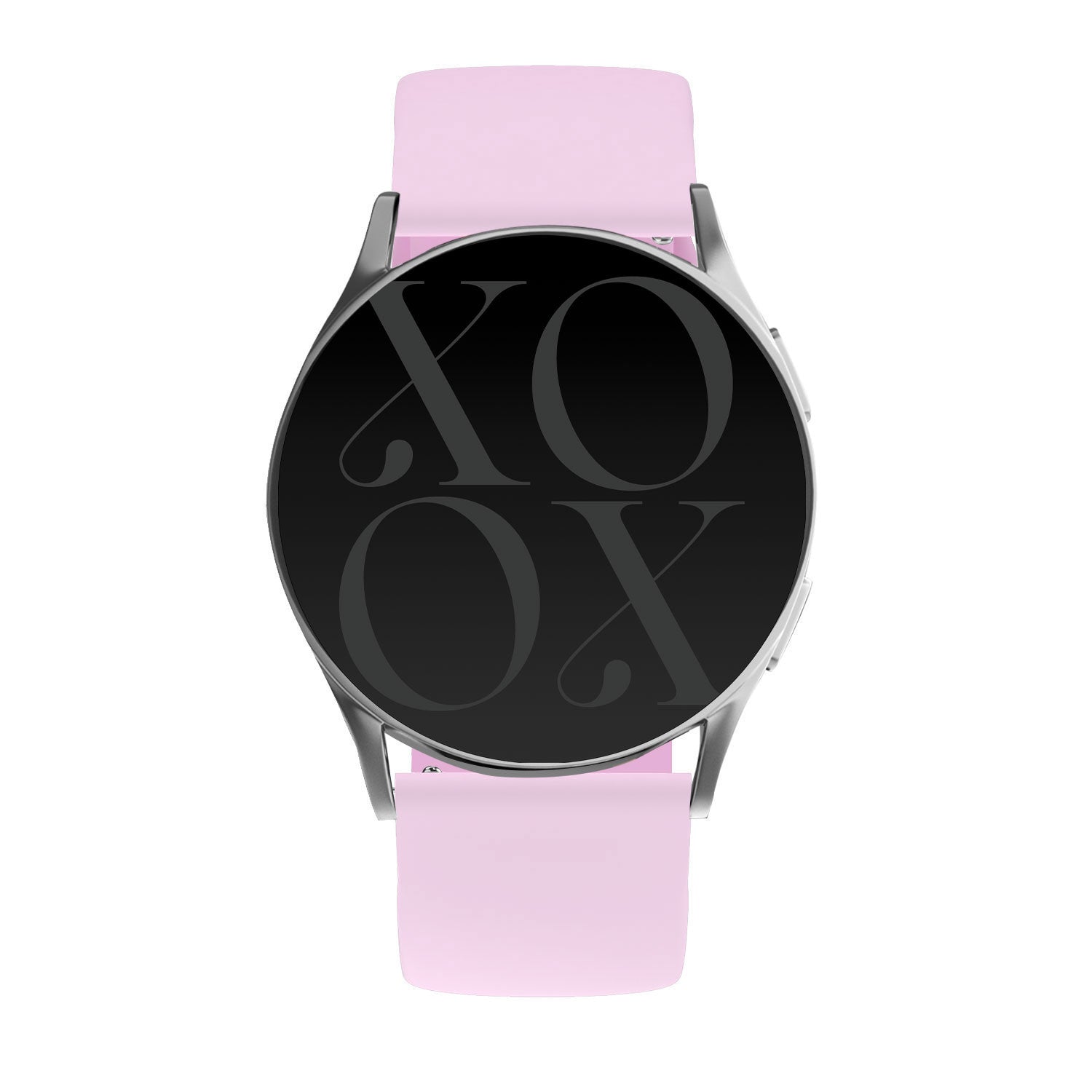 xoxo Samsung Galaxy Watch 6 Classic - 47mm Silicone Strap (Bright Pink)