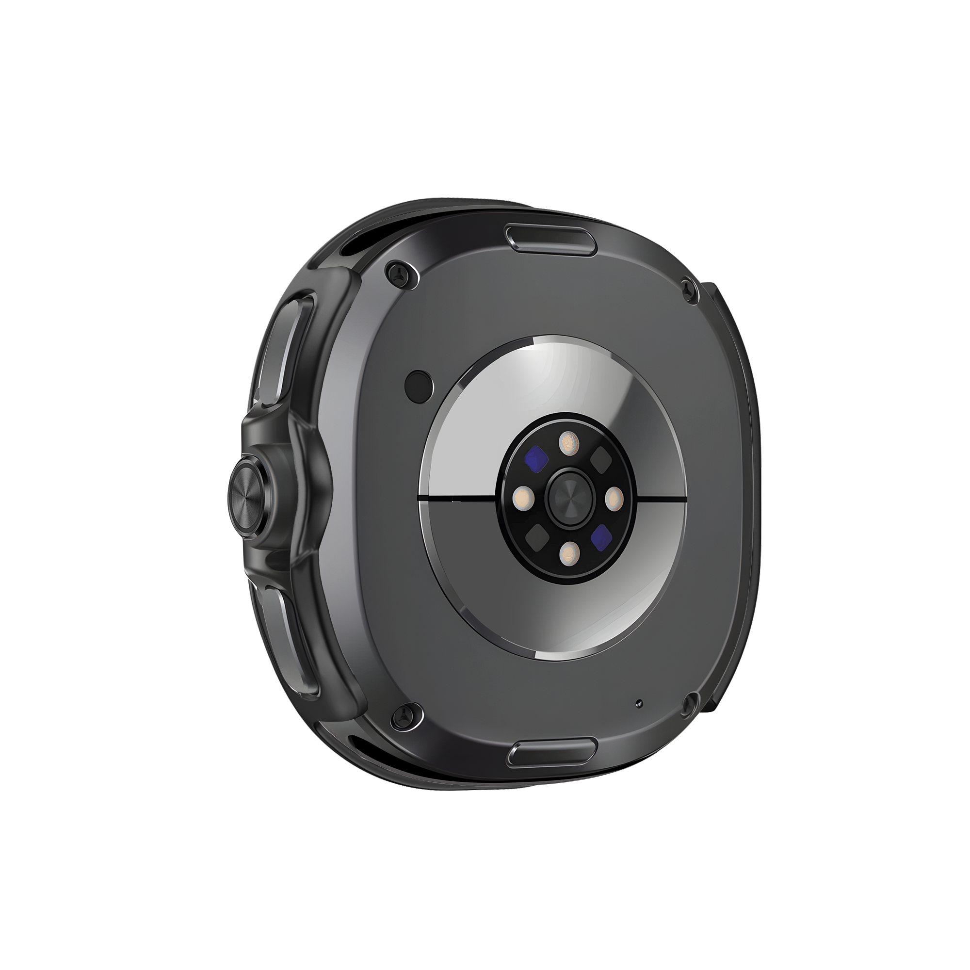 Bandz Samsung Galaxy Watch 8 Classic PC Cover with Glass (Black)