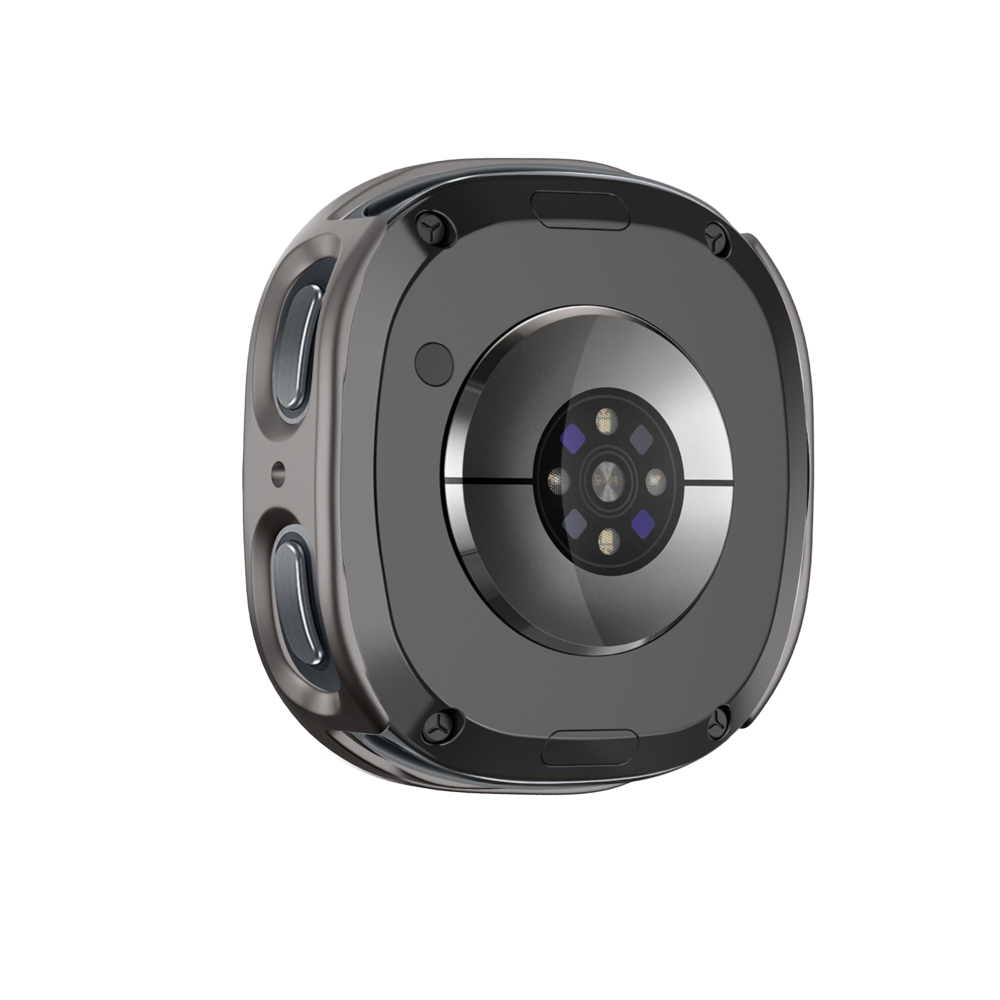 Bandz Samsung Galaxy Watch 8 - 44mm PC Cover with Glass (Titanium Gold)