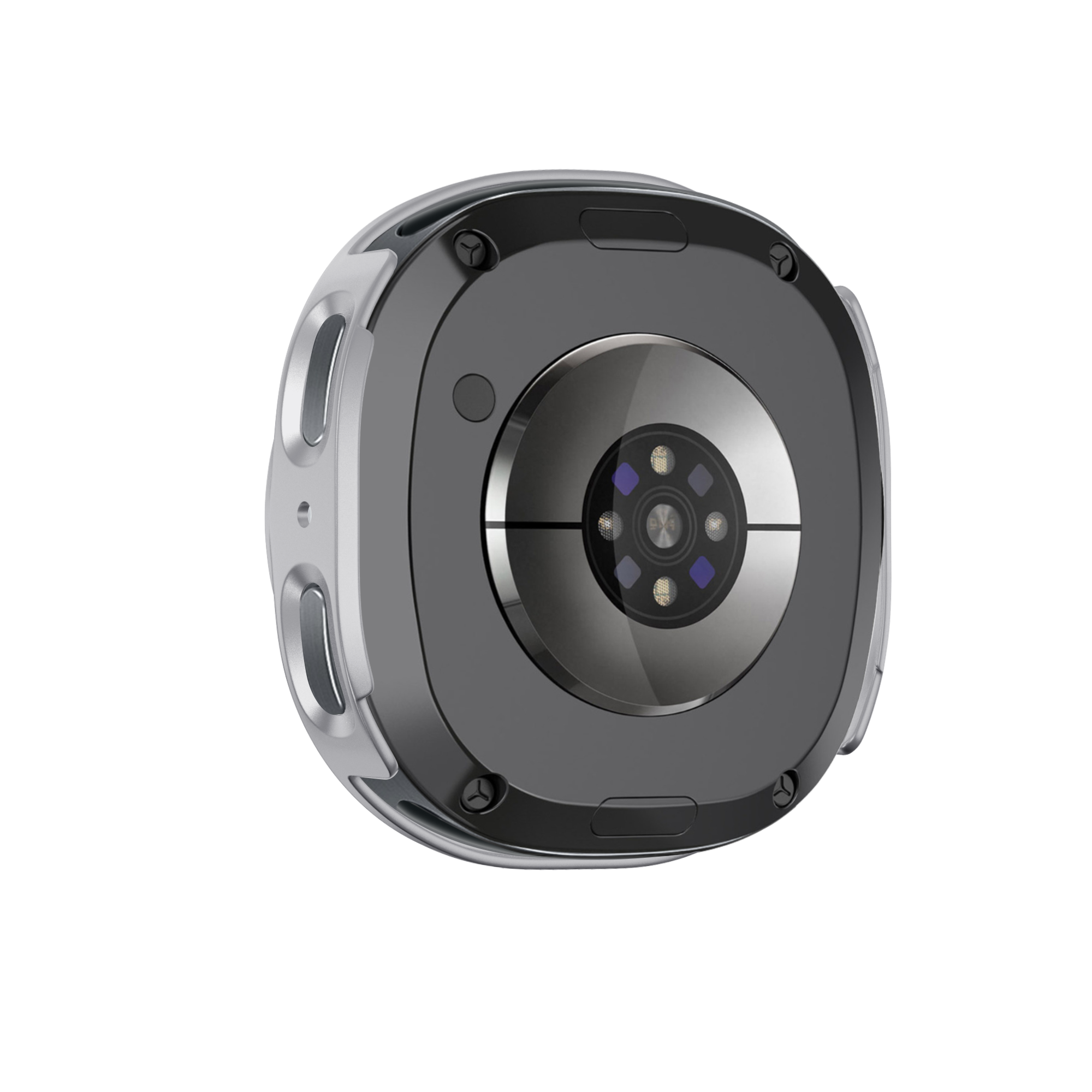 Bandz Funda PC con vidrio Samsung Galaxy Watch 8 - 44mm (plateado)