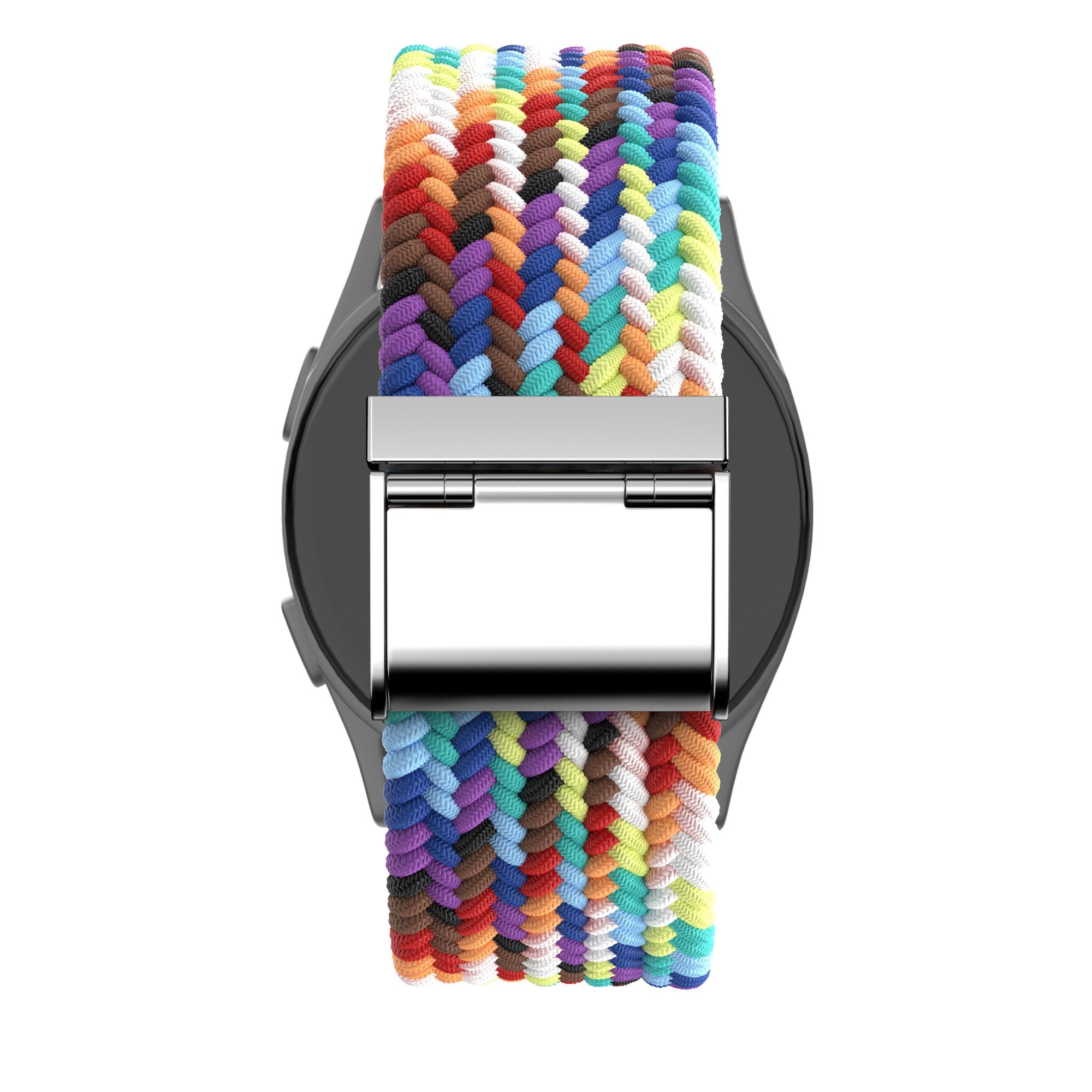 Bandz Correa nylon trenzada Garmin Venu 2 Plus (arcoiris)