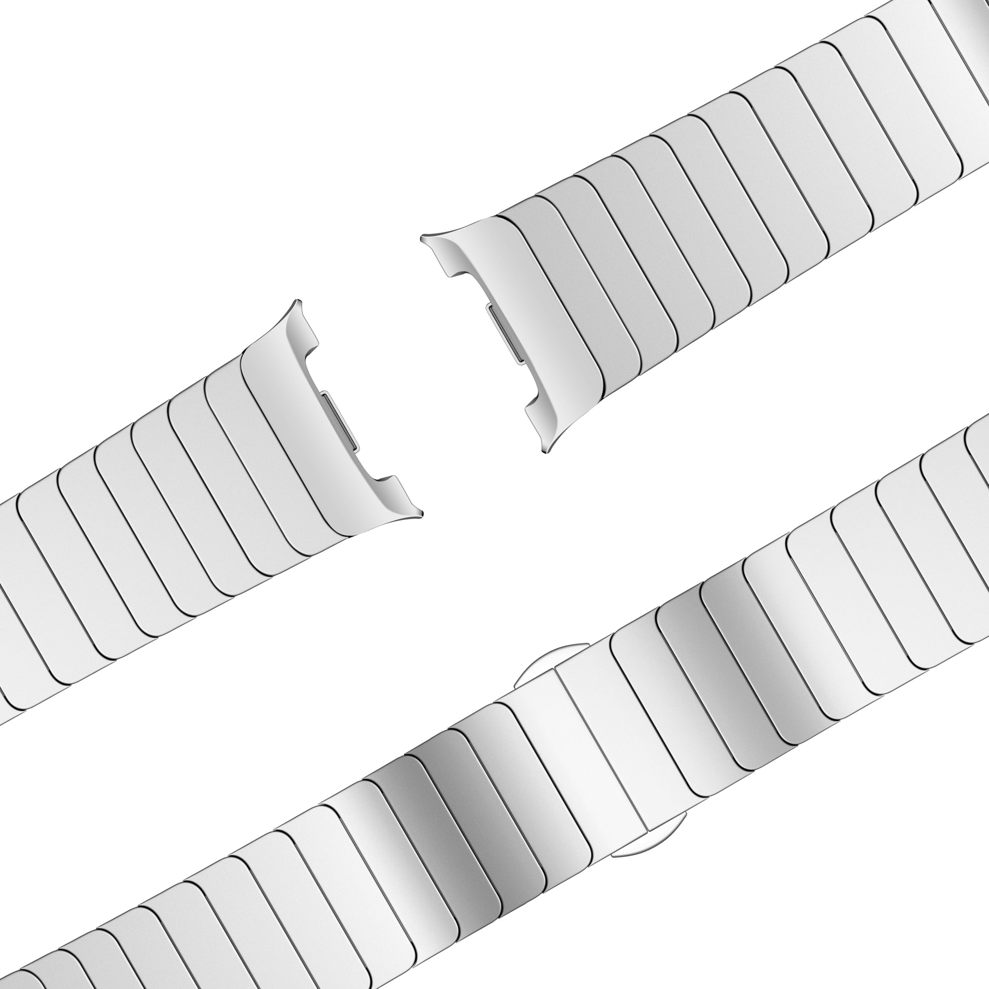 Bandz Samsung Galaxy Watch 8 - 40mm Steel Strap 'One Bead' (Silver)