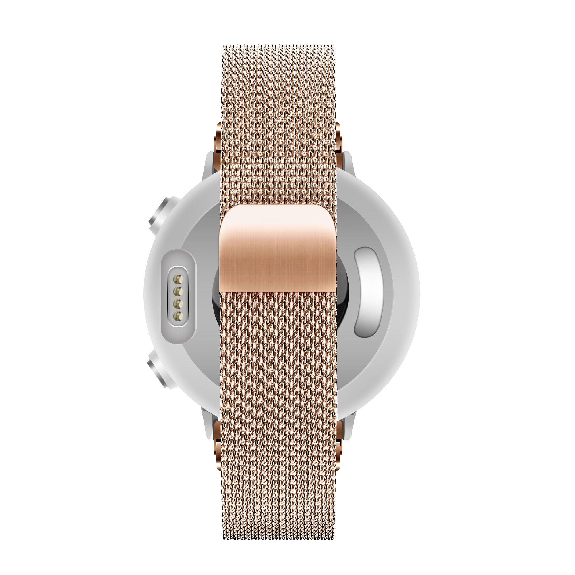 Bandz Correa milanesa Loop Garmin Descent Mk3(i) - 43mm (rosa dorado)