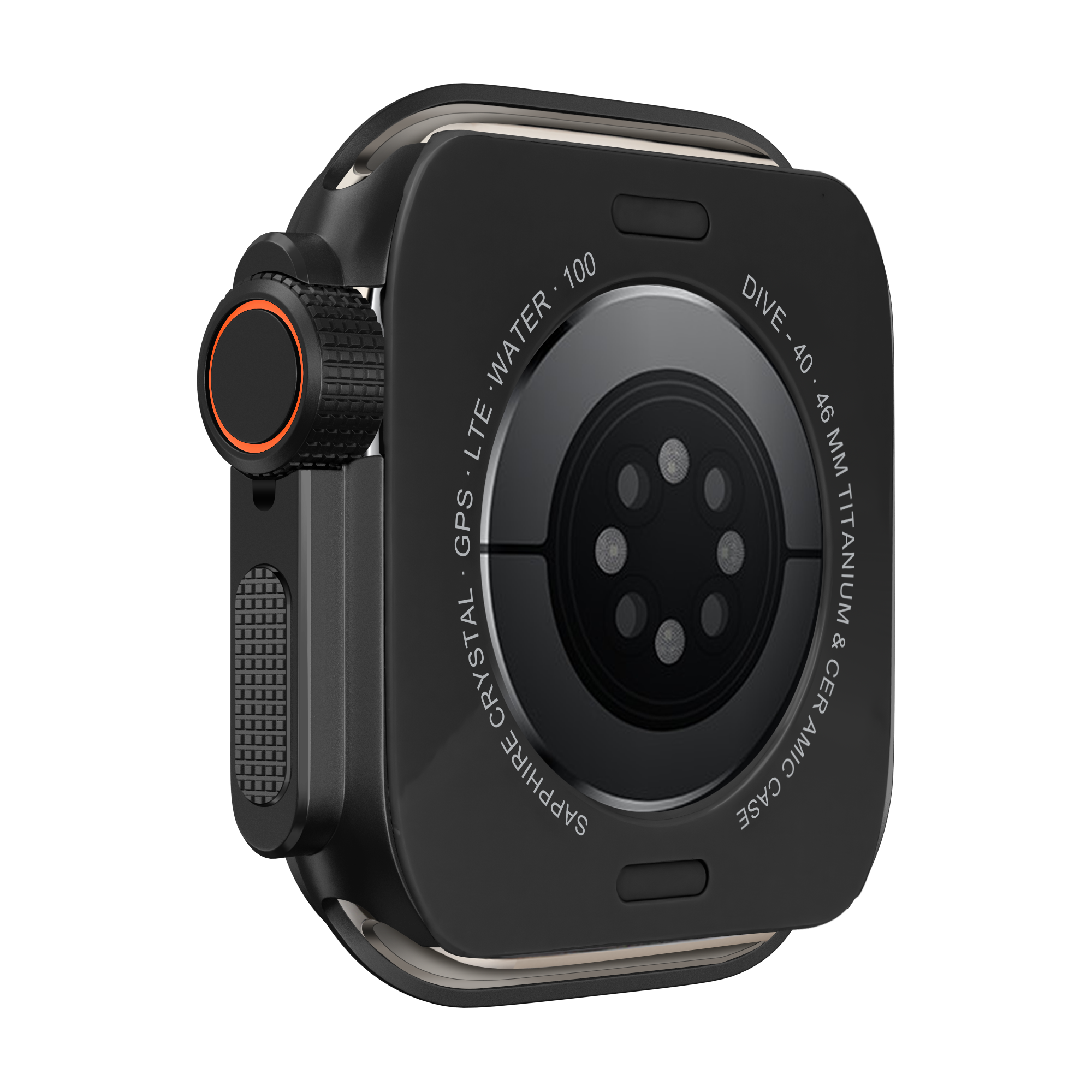 Bandz Apple Watch 10 - 46mm Metal Case (Black)