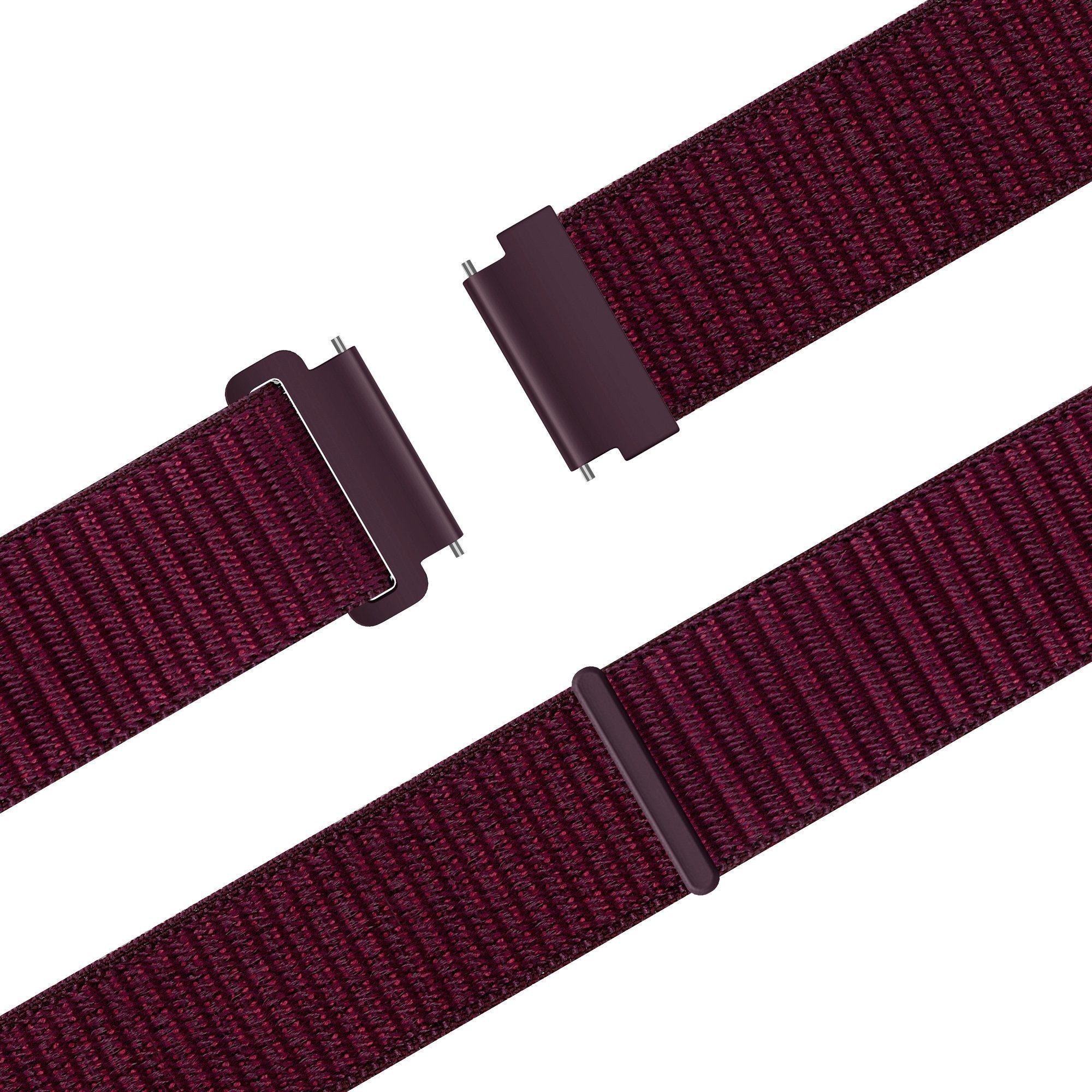Bandz Samsung Galaxy Watch 3 41mm Nylon Strap 'Easy Fit' (Plum)