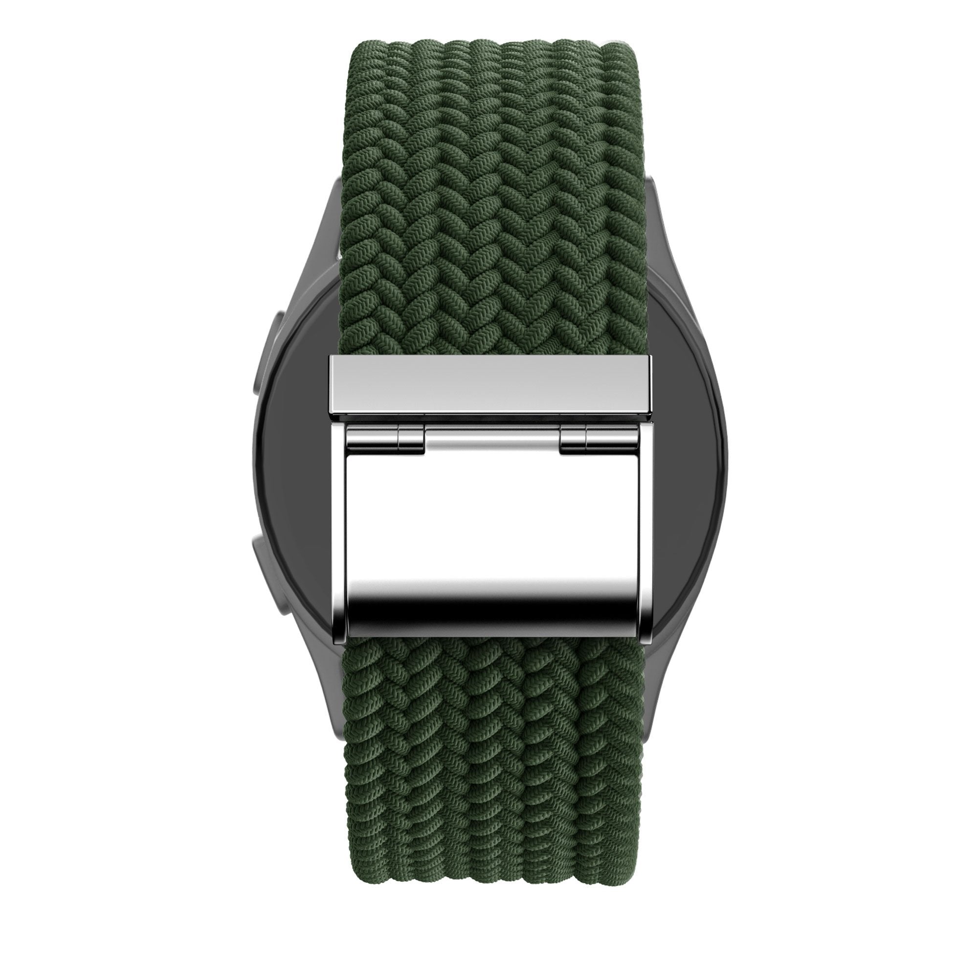 Bandz Correa nylon trenzada Garmin Vivomove Sport (verde oliva)