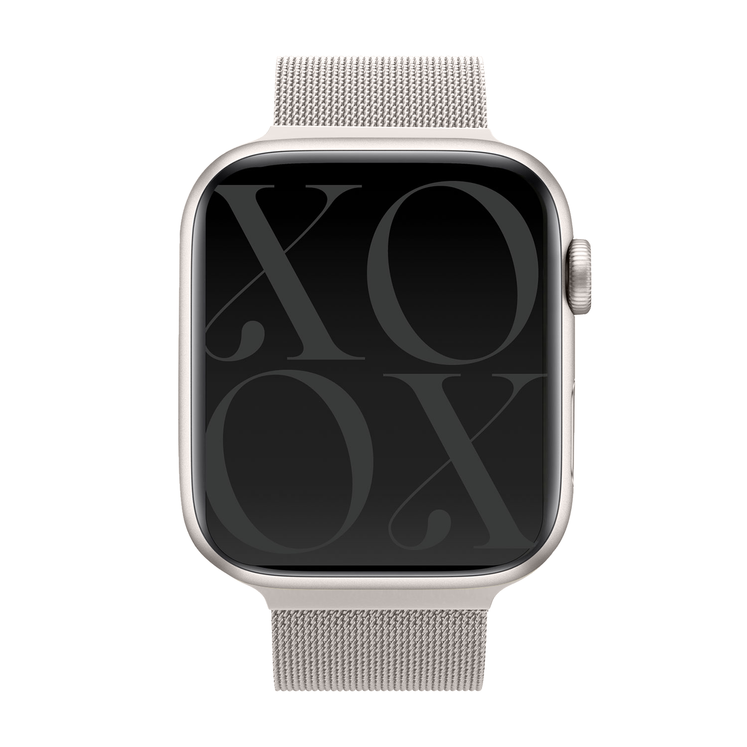 Correa milanesa xoxo Wildhearts Apple Watch (blanco estrella)