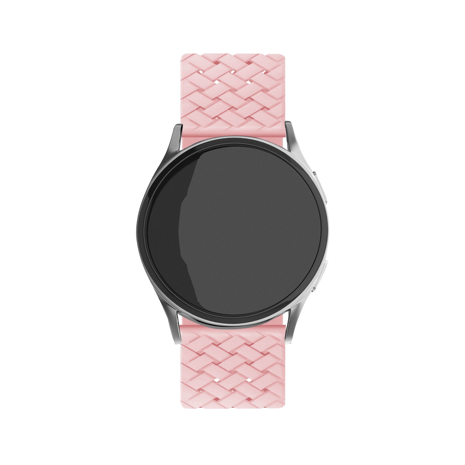 Correa silicona trenzada Amazfit Bip 3 (Pro) (rosa)