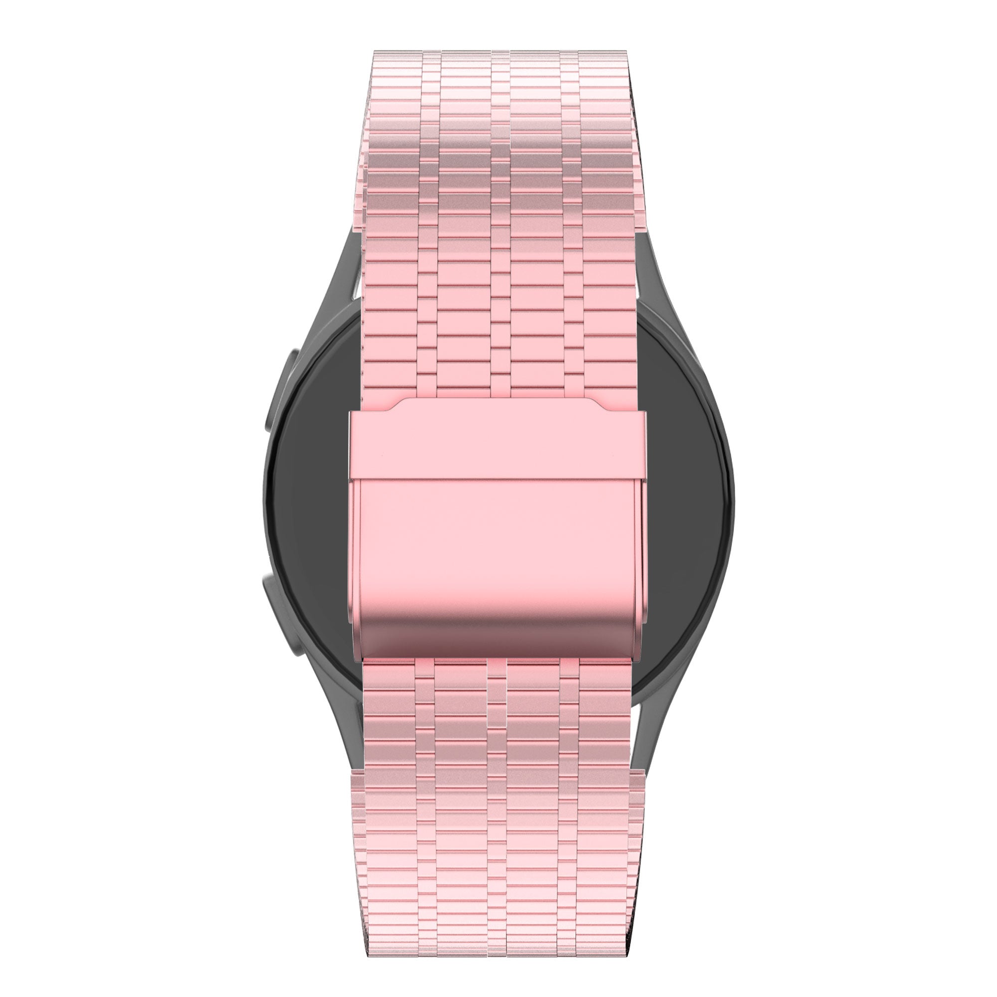 Bandz Correa acero ajustable Garmin Approach S40 (rosa)