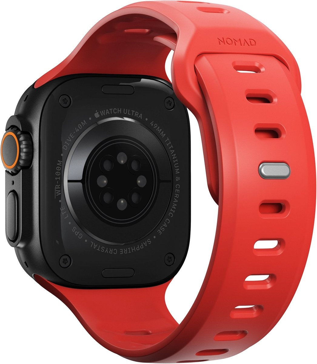 Nomad Apple Watch Silicone Tempo Strap (Coral)