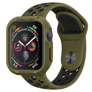Spigen Rugged Armor Funda Apple Watch (aceituna)