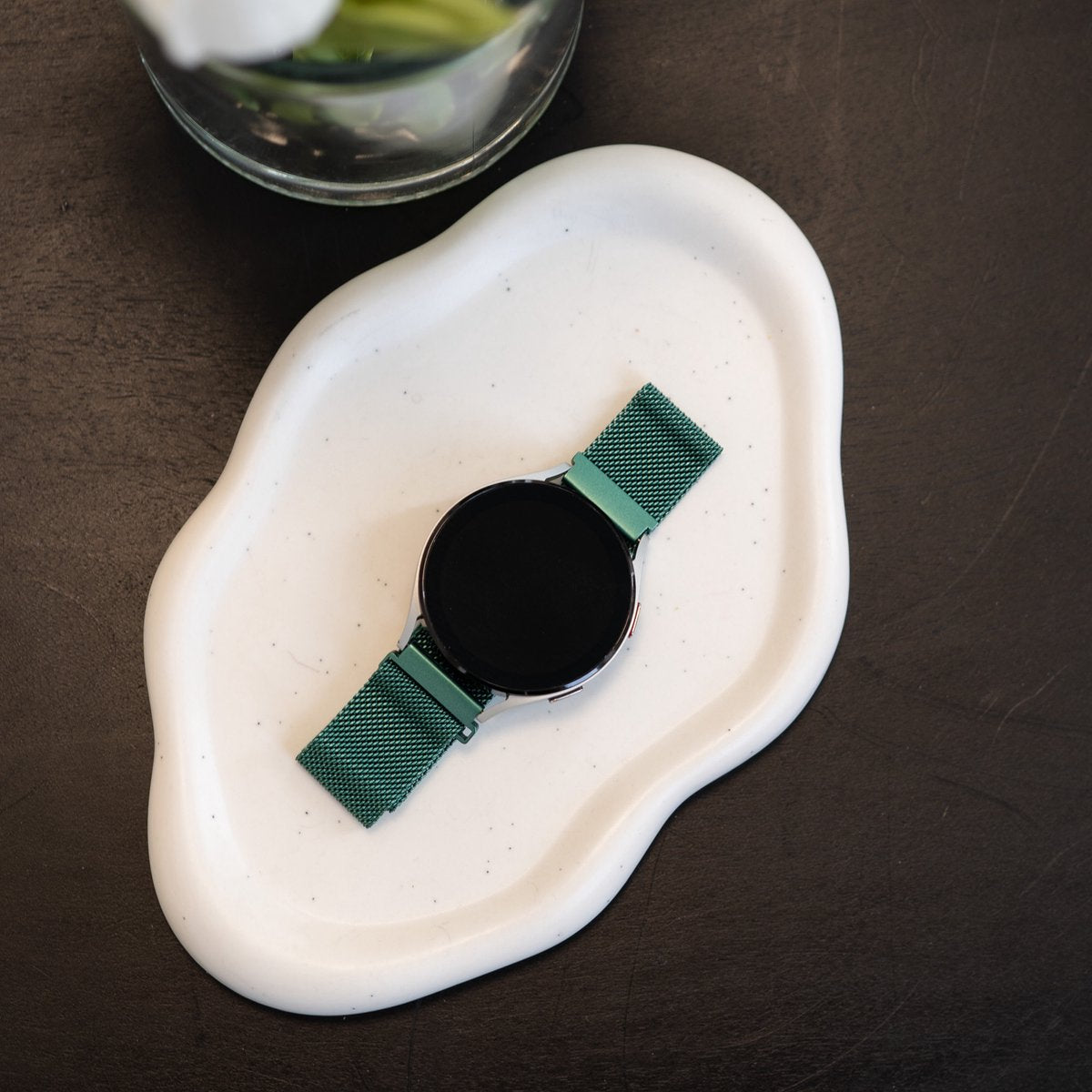 Correa milanese Galaxy Watch 5 Pro (verde)