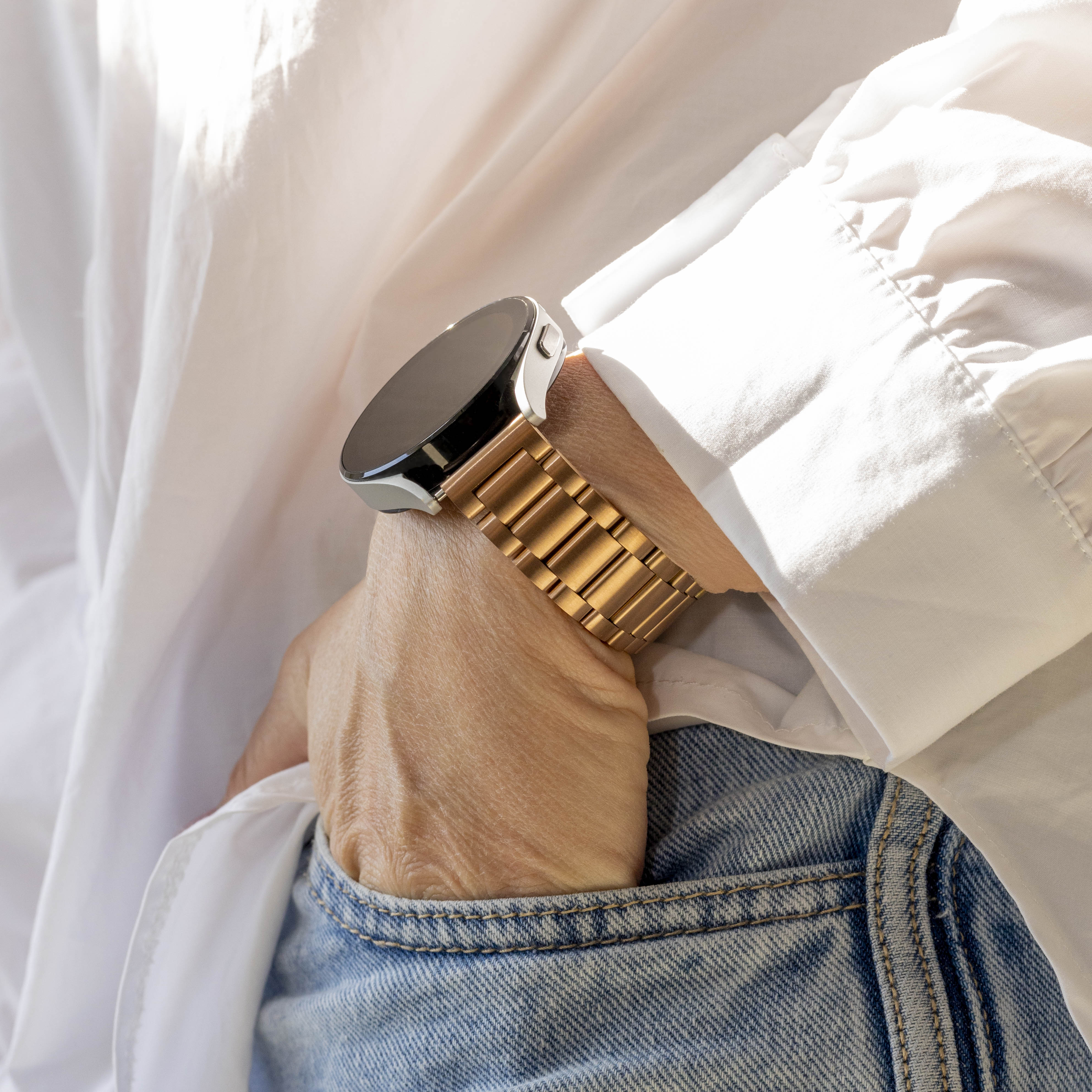 Withings ScanWatch 2 - 38mm Steel Strap (Rose Gold)