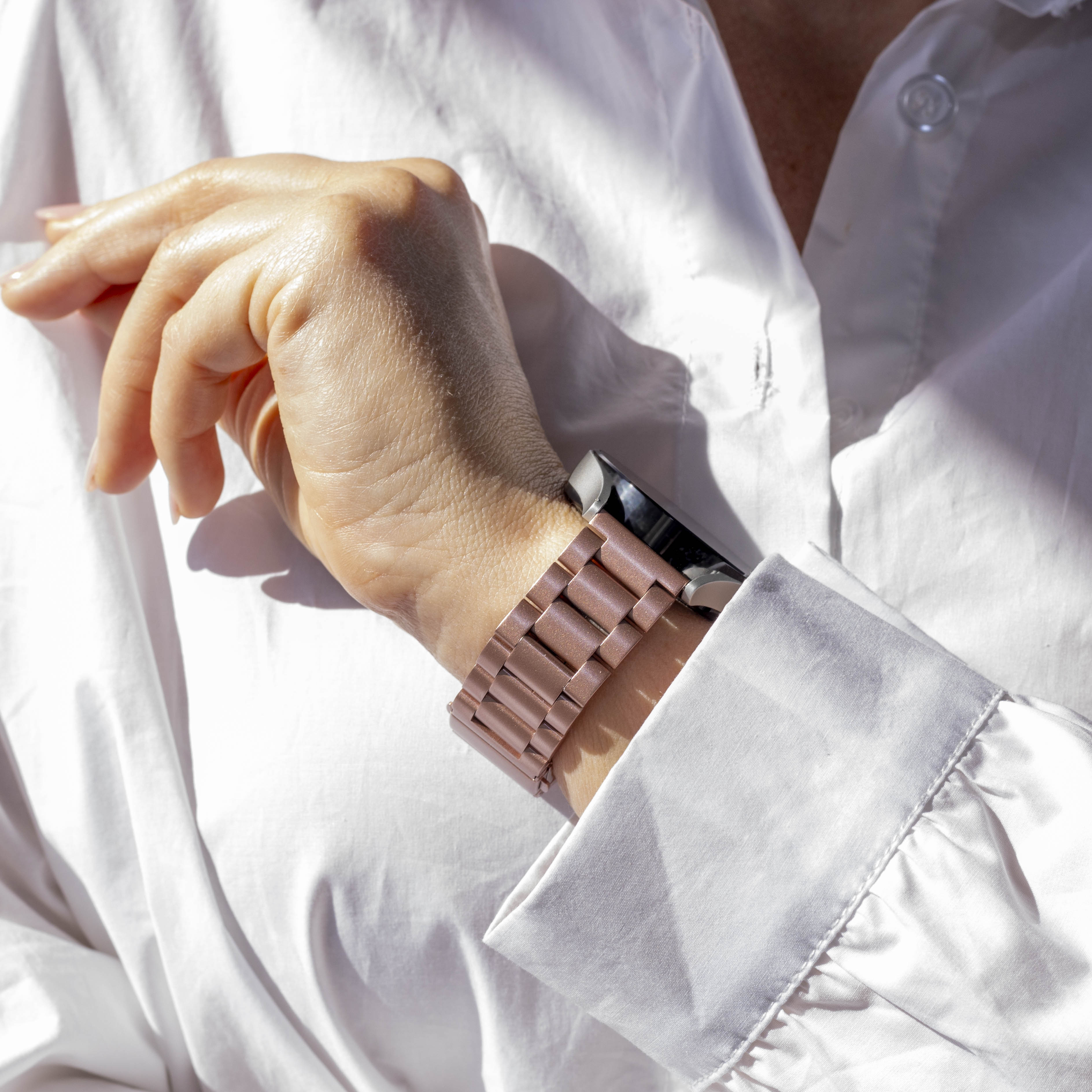 Correa acero Samsung Galaxy Watch 6 - 40mm (rosa)