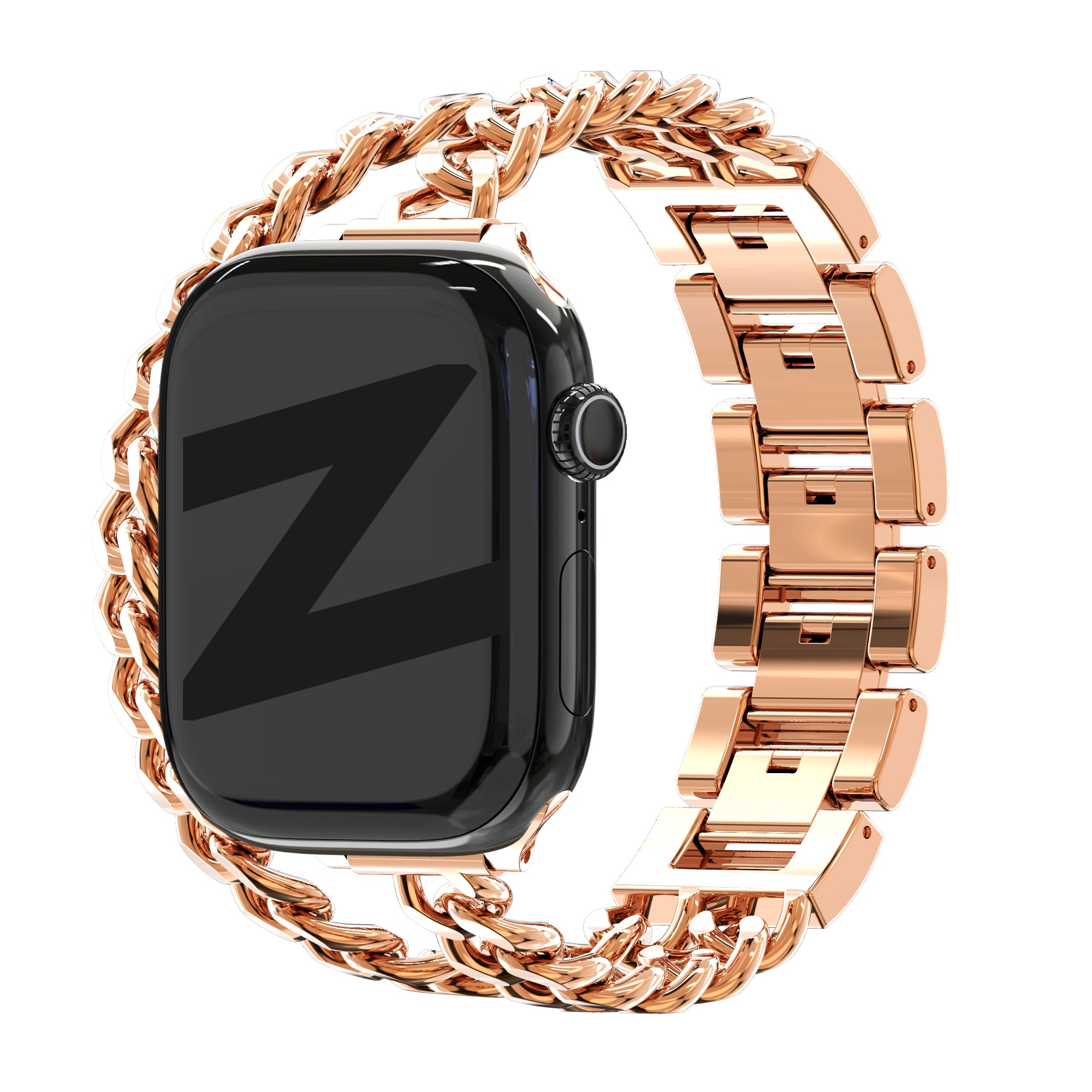Bandz Correa acero 'Double Tour' Apple Watch (rosa dorado)