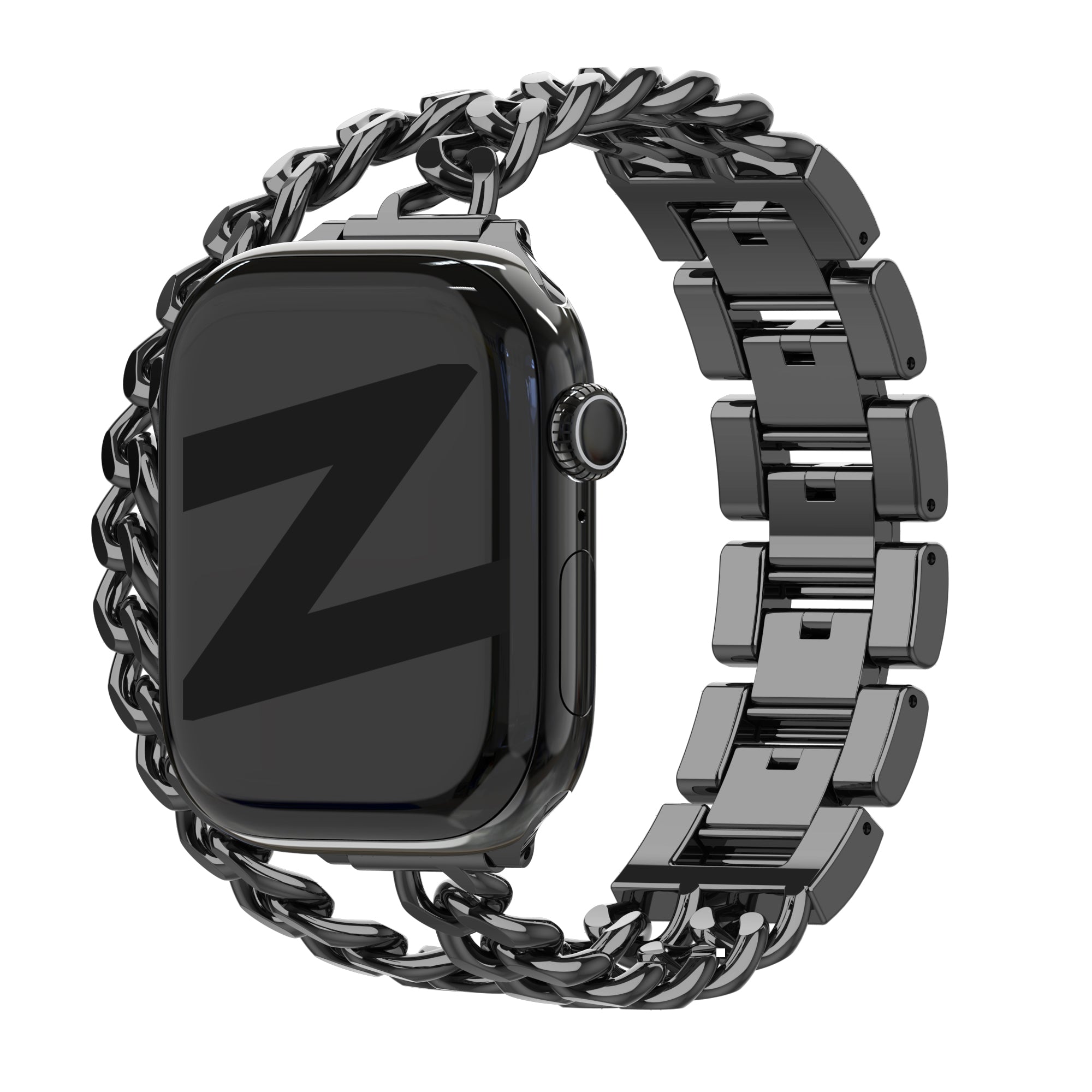 Bandz Correa acero 'Double Tour' Apple Watch (negro)