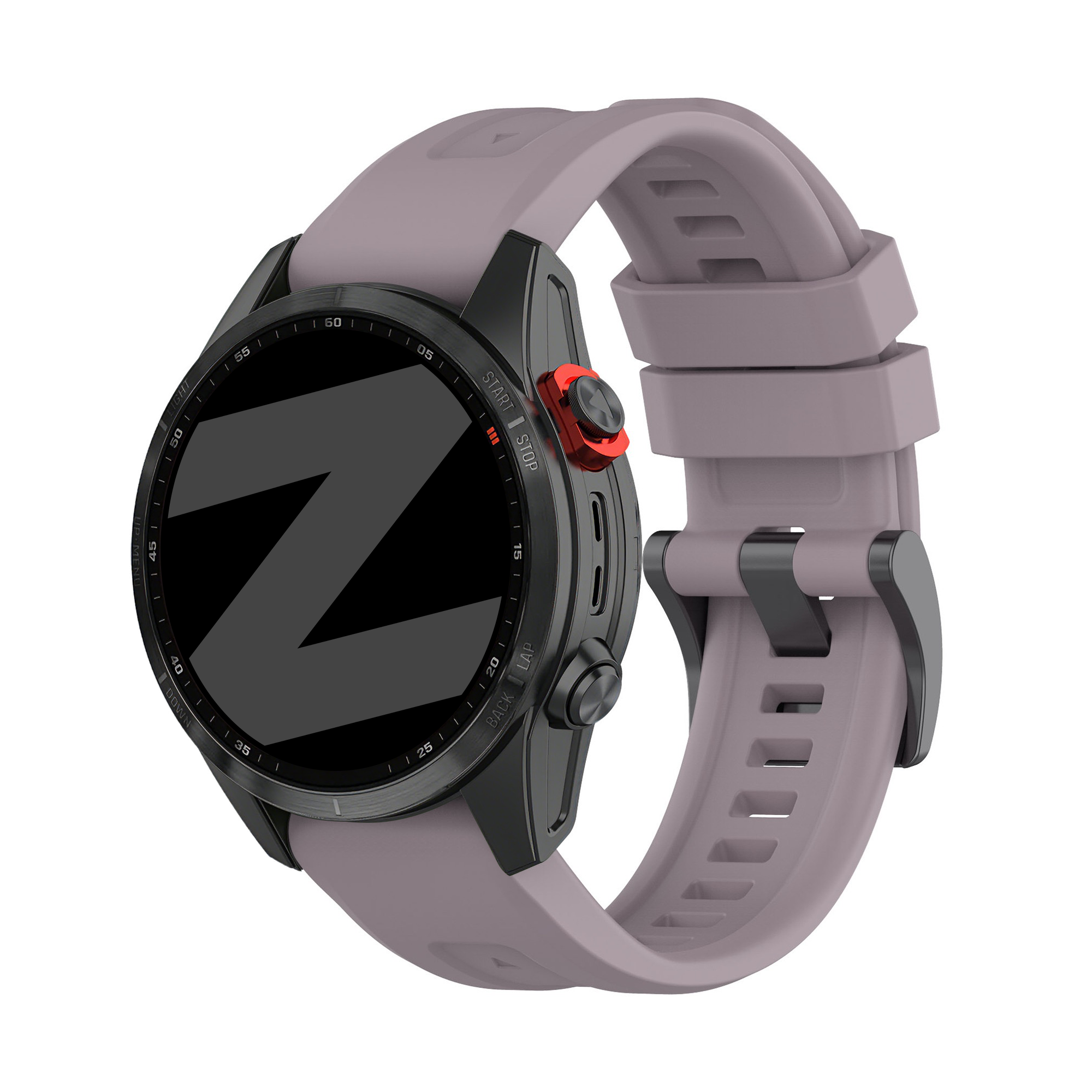 Bandz Correa silicona 'Classic' Garmin Descent Mk3(i) - 43mm (lavanda gris)