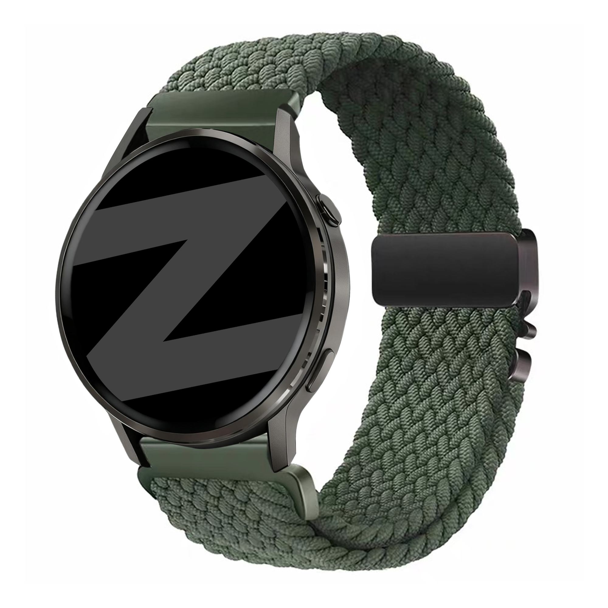 Bandz Correa trenzada 'Parachute' Garmin Vivomove 3s (verde)
