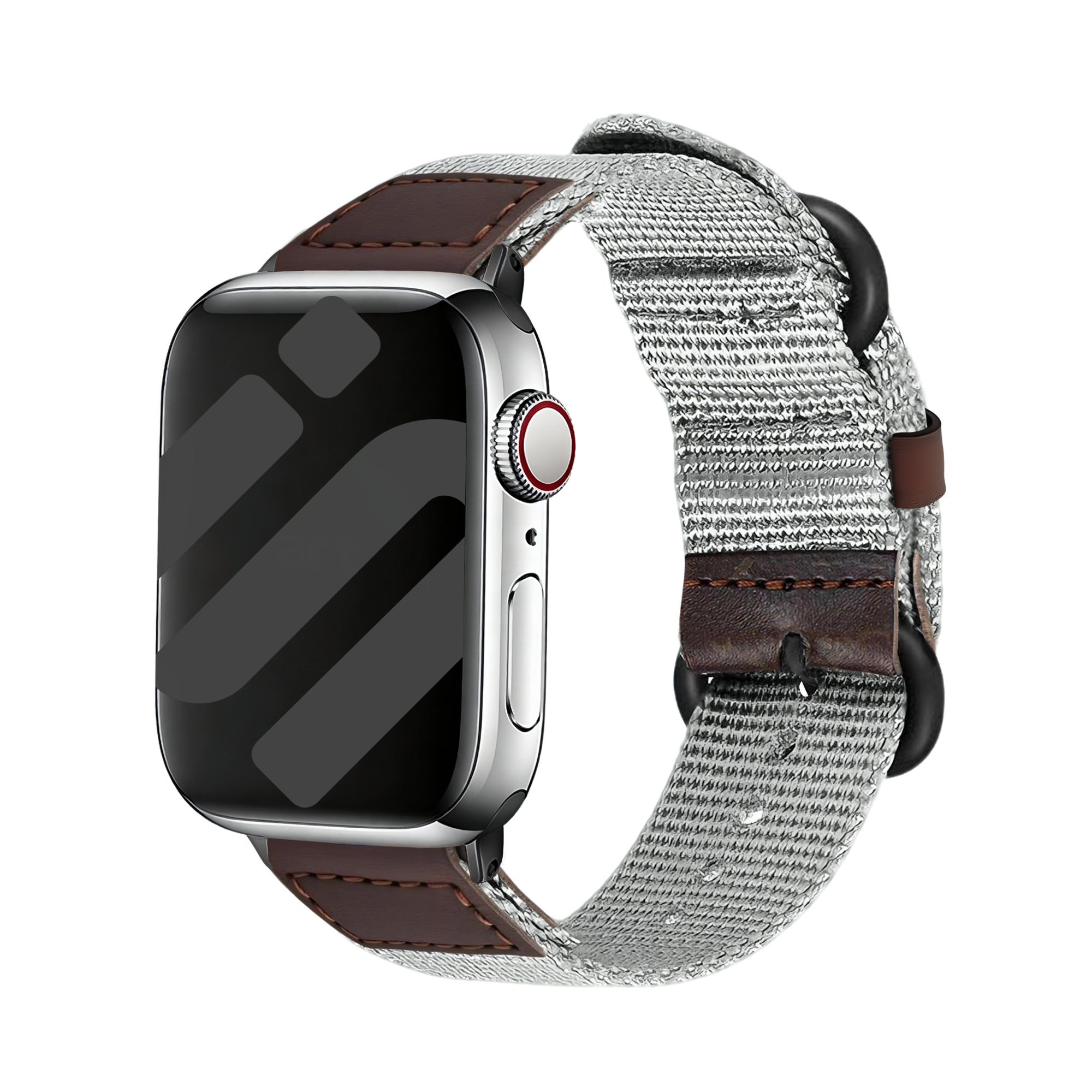 Correa lona Apple Watch (gris)