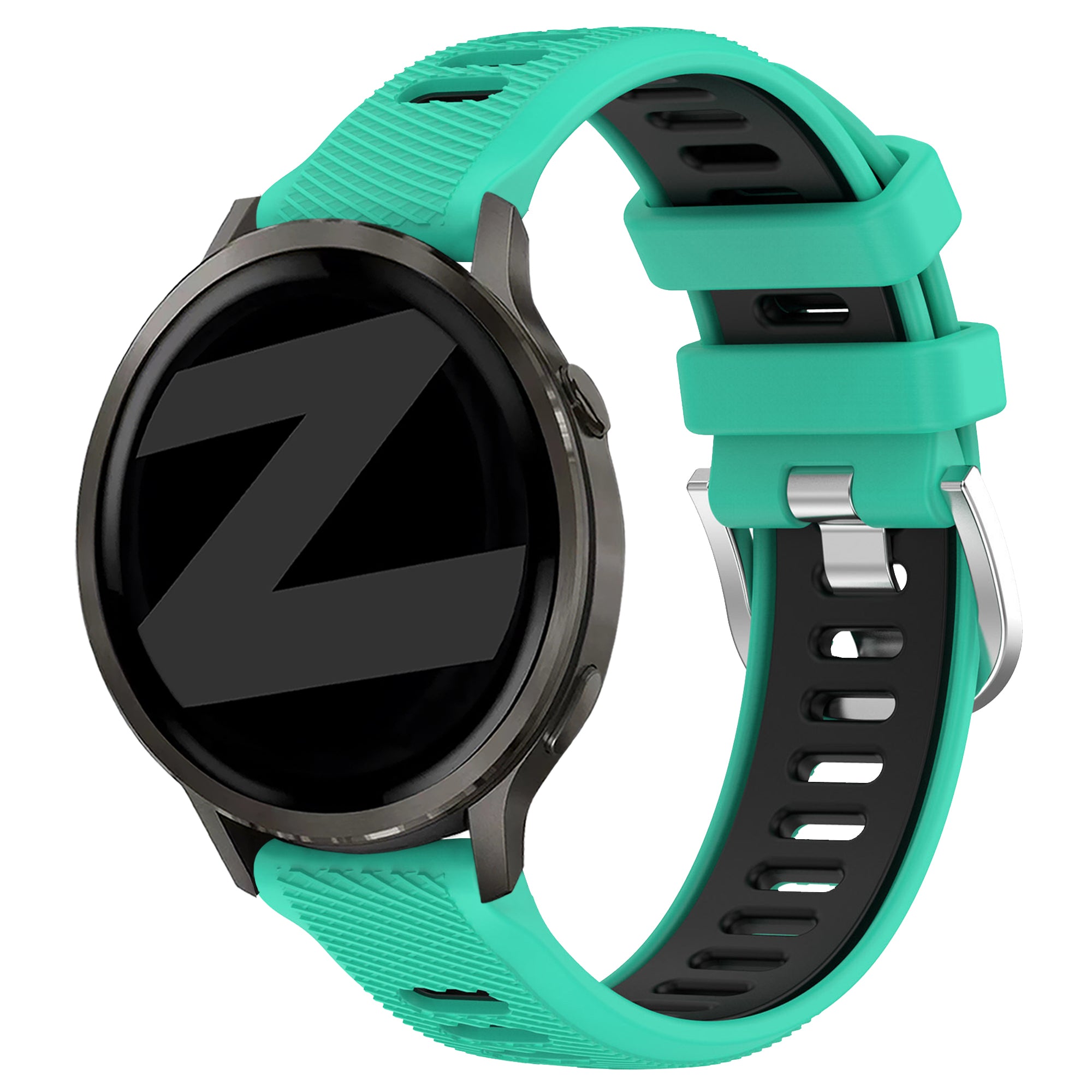 Bandz Correa deportiva con hebilla Garmin Venu 2s (aqua/negro)