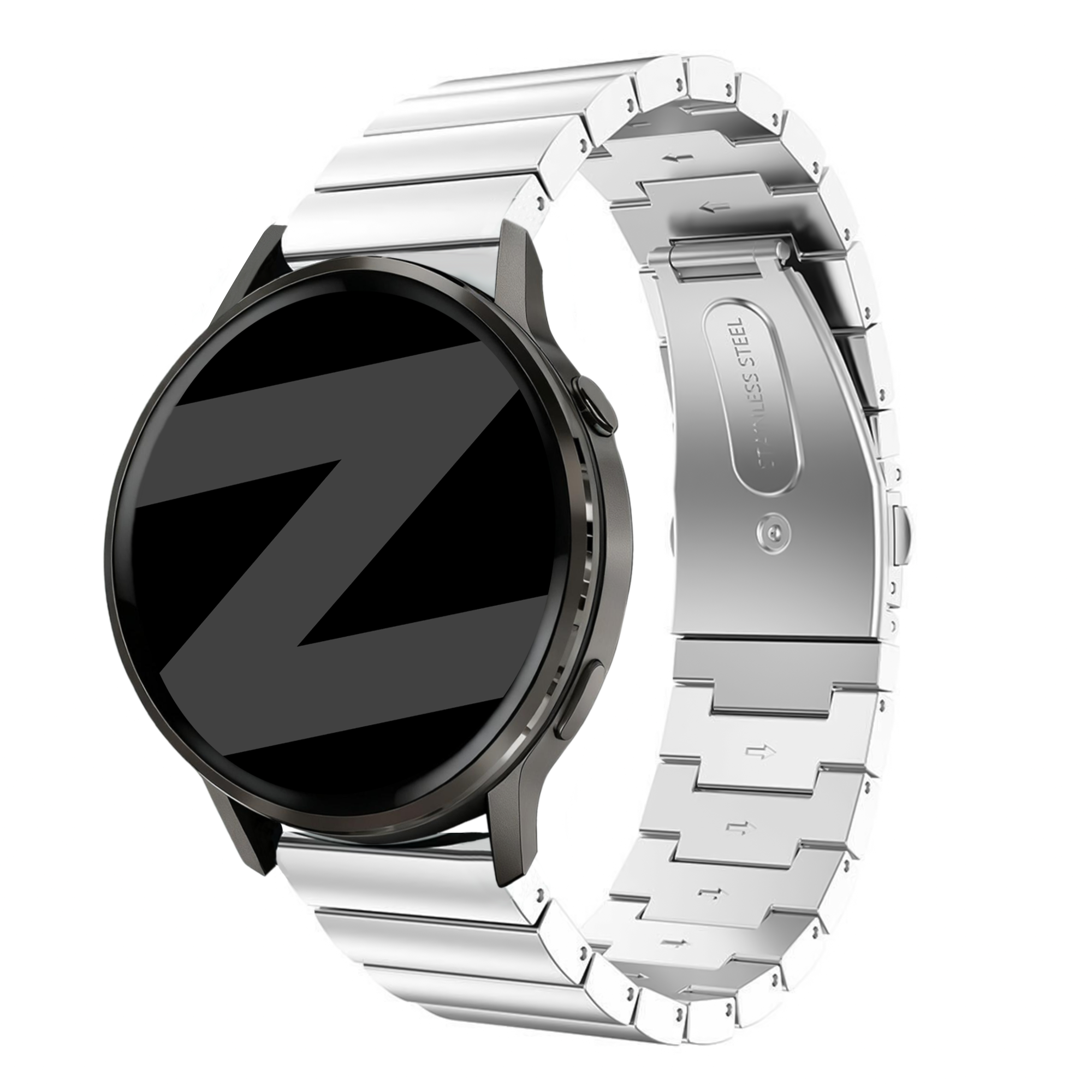 Bandz Correa acero 'One Bead' Garmin Forerunner 265 (plateado)