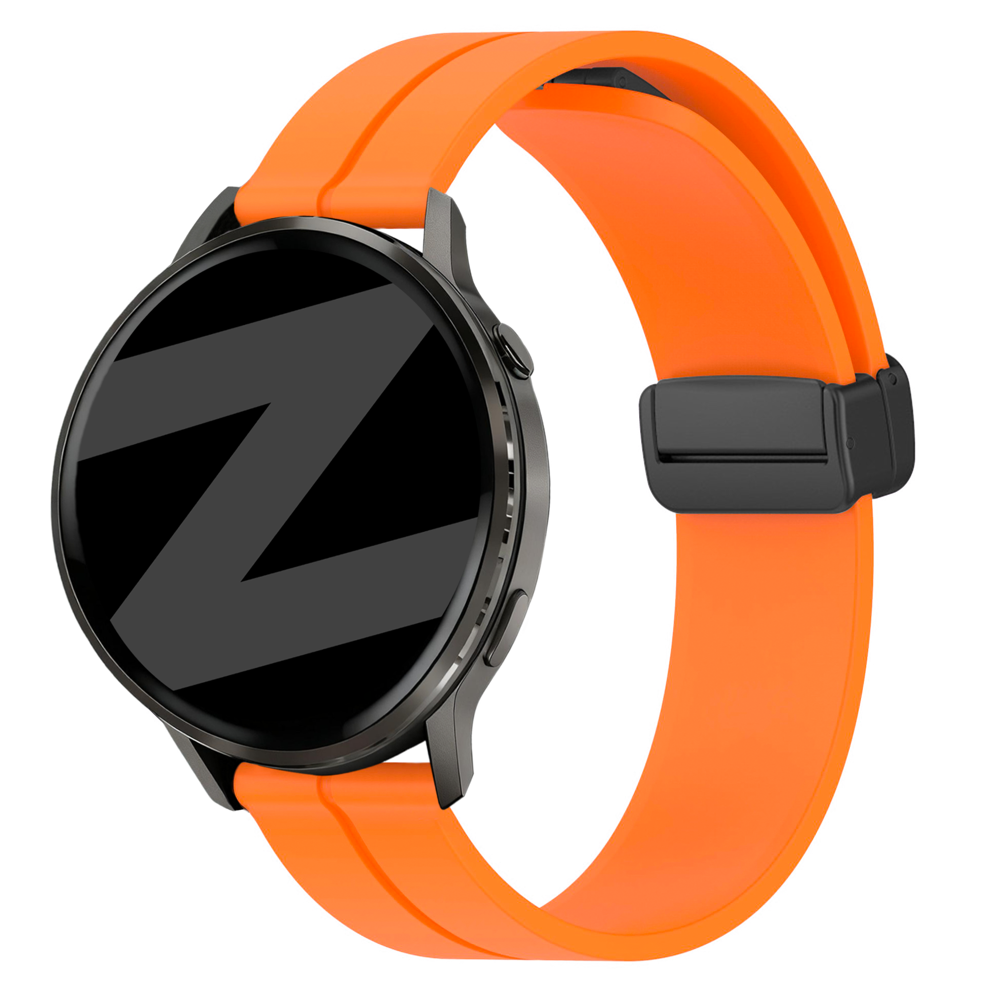 Bandz Correa silicona con hebilla-D Garmin Approach J1 (naranja)