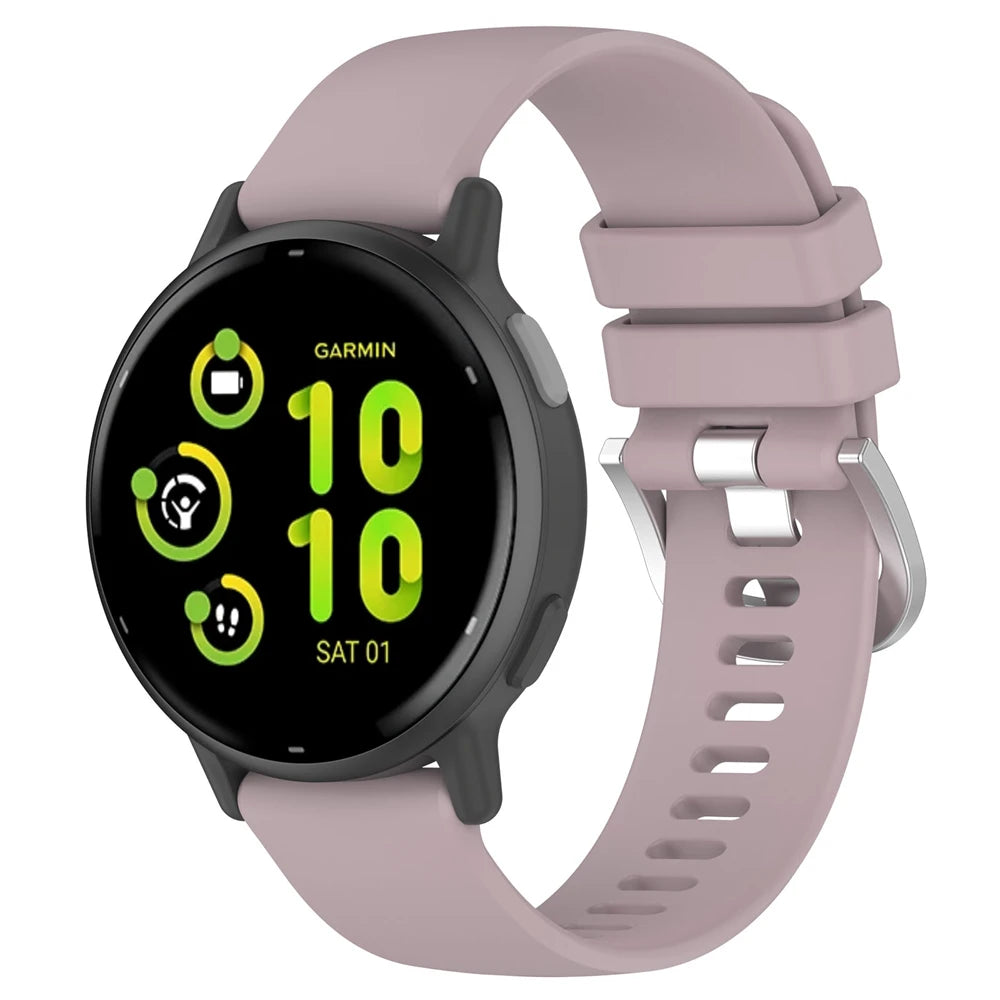 Correa silicona clásica Garmin Vivoactive 6 (violeta)