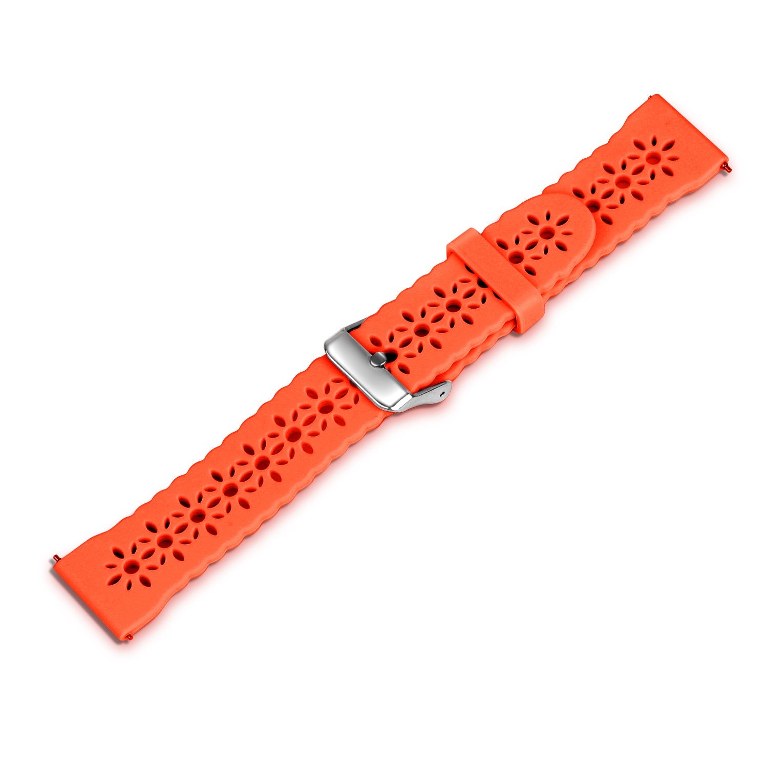 Correa de silicona con relieve Amazfit Bip 3 (Pro) (naranja)
