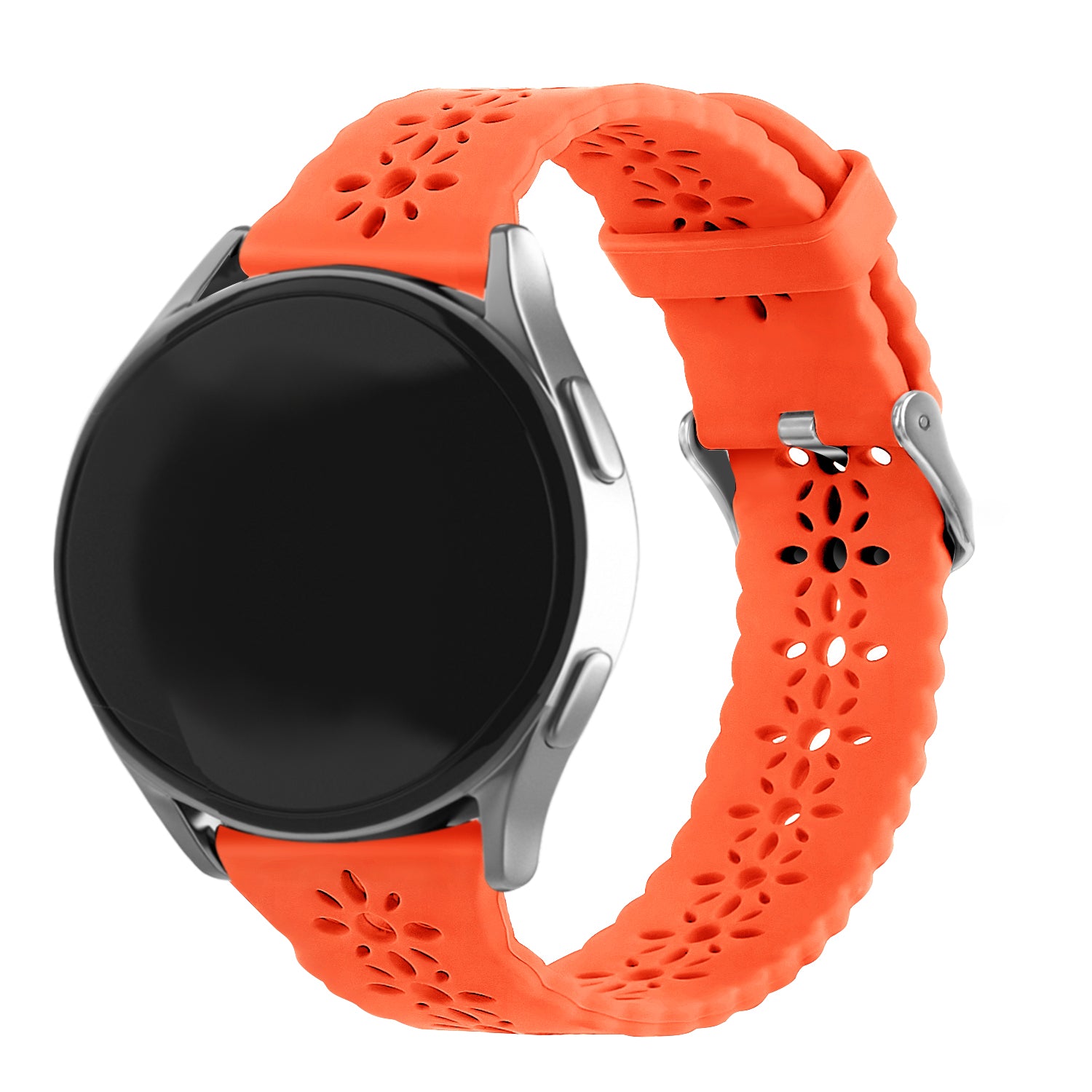 Correa de silicona con relieve Amazfit Bip U (Pro) (naranja)