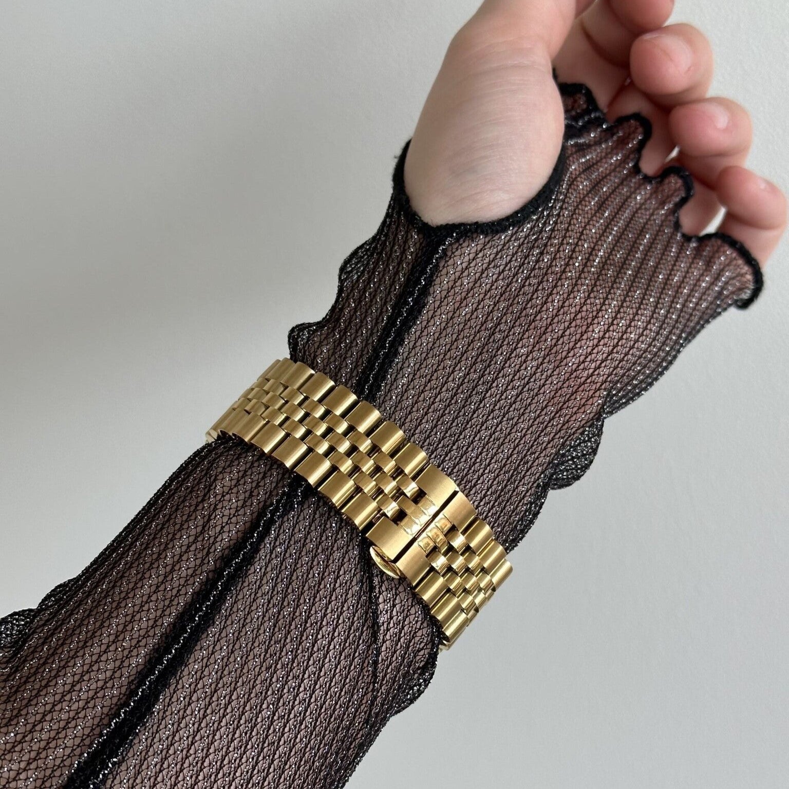 Correa acero Jubilee Apple Watch (dorado)