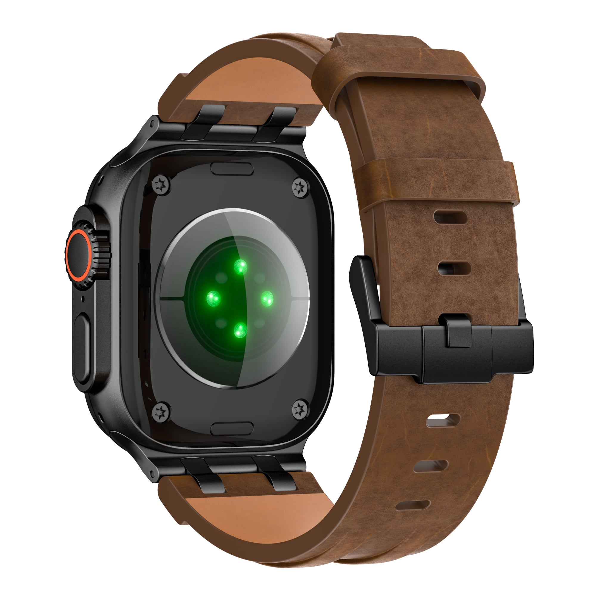 Correa cuero sólido Apple Watch (bronze)
