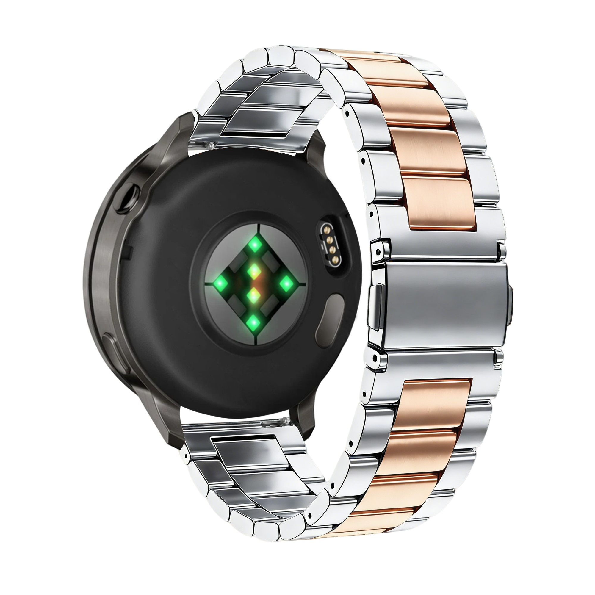 Bandz Correa acero 'Classic' Garmin Venu SQ 2 (plateado/rosa dorado)