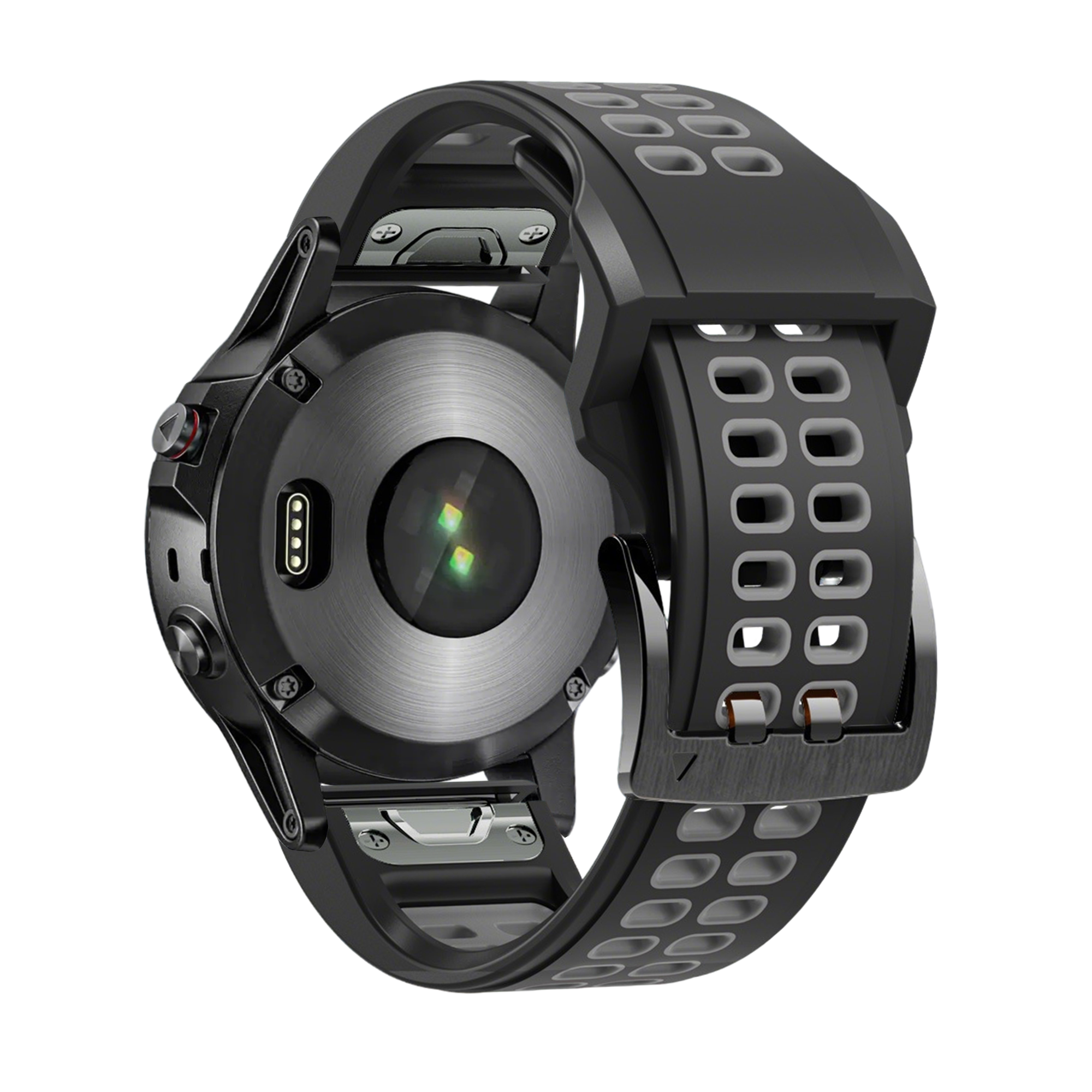 Bandz Correa deportiva con hebilla Garmin Descent G1 (negro/gris)