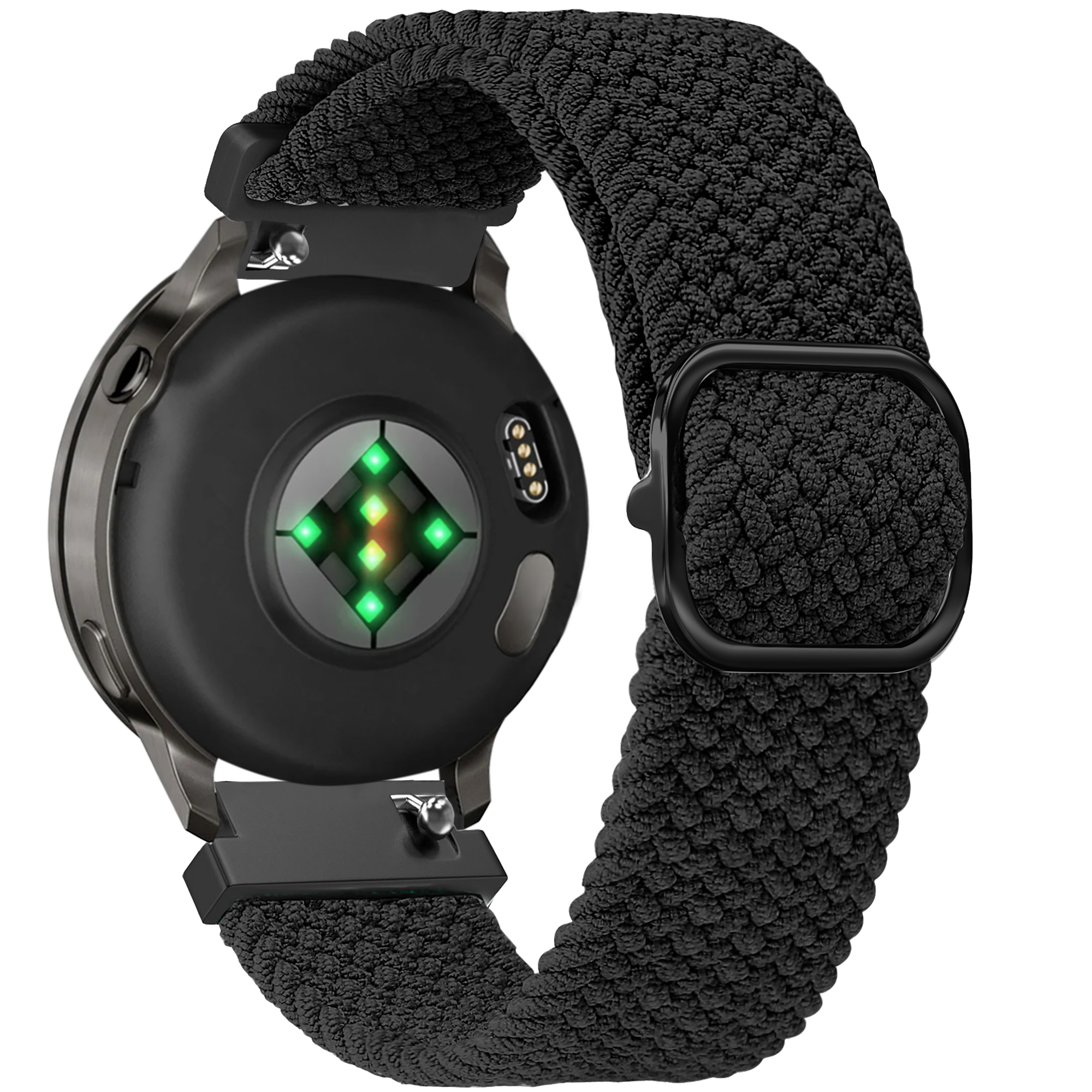 Bandz Garmin Venu 2s Adjustable Braided Strap (Black)