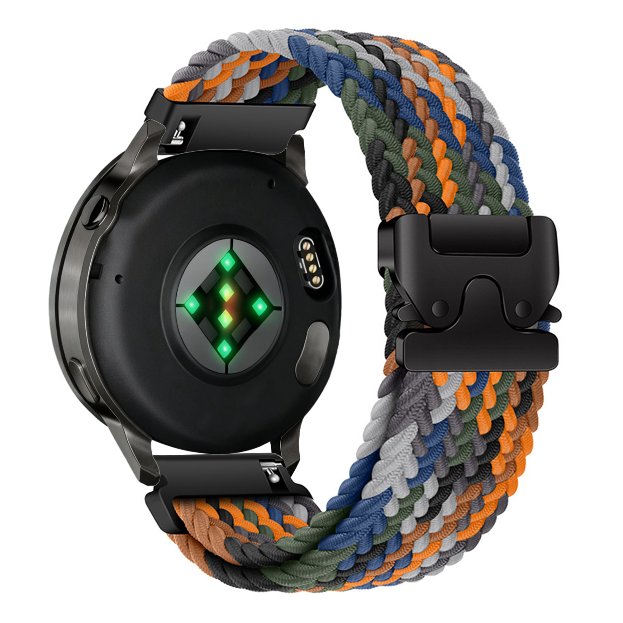 Bandz Garmin Venu SQ Braided Strap 'Parachute' (Multicolour)