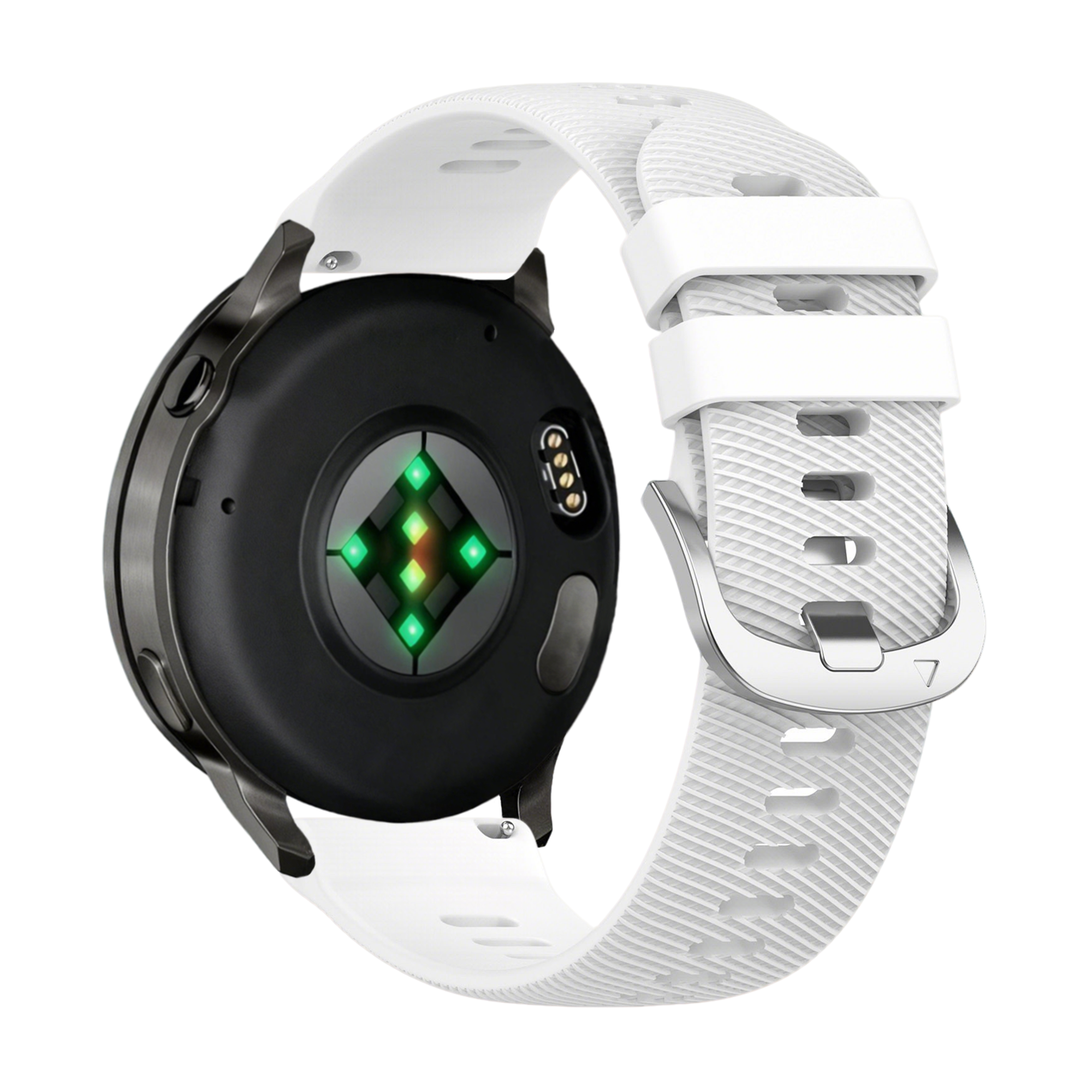 Bandz Correa silicona 'Deluxe' Garmin Venu 4 - 41mm (blanco)