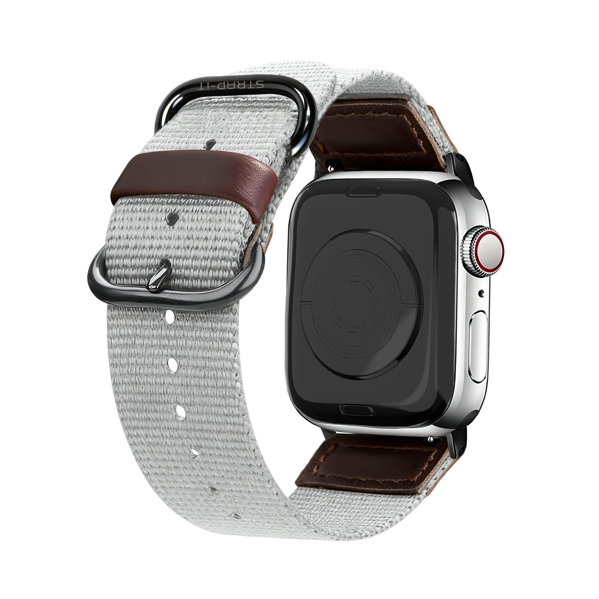 Correa lona Apple Watch (gris)