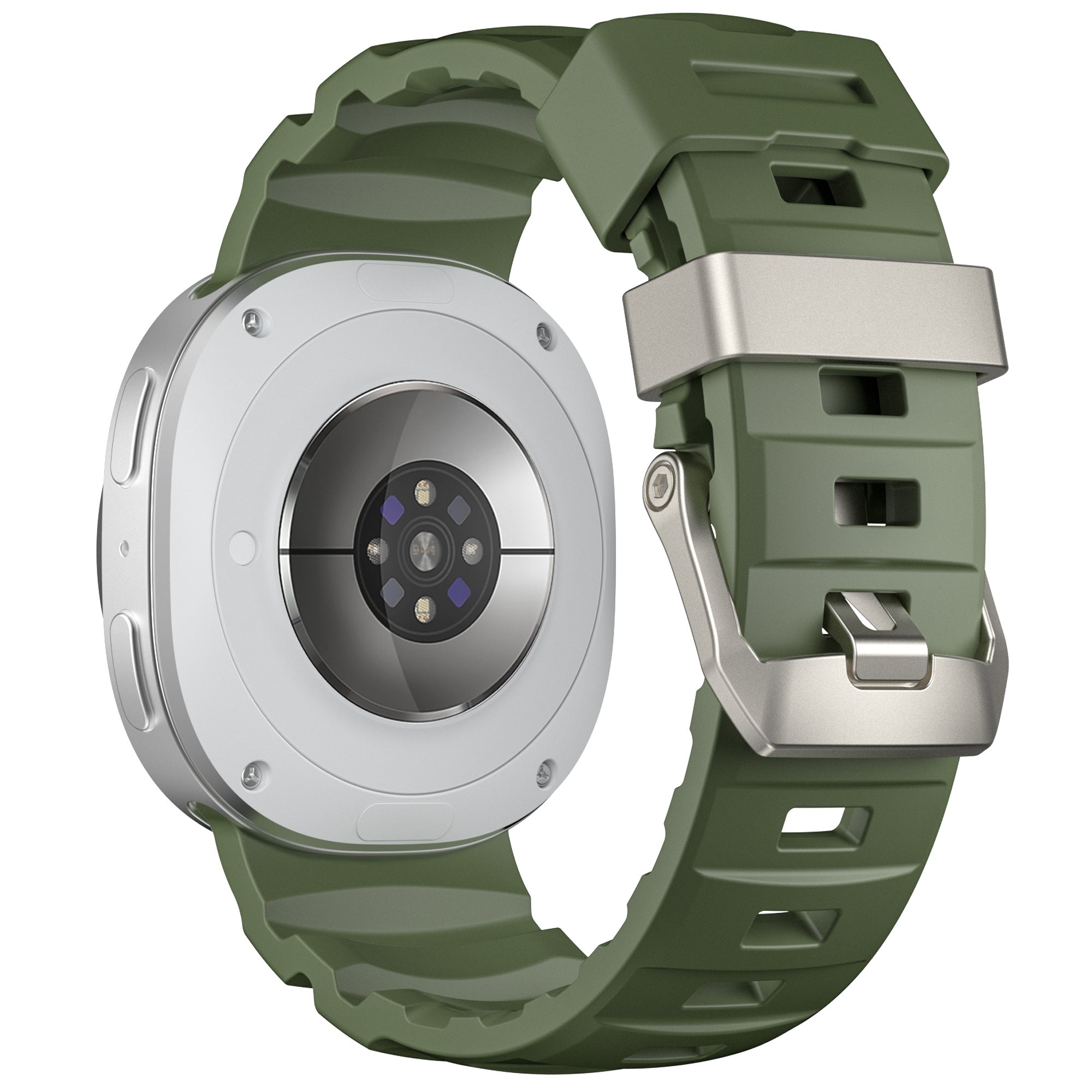 Samsung Galaxy Watch 8 Classic Extreme Silicone Strap (Army Green)