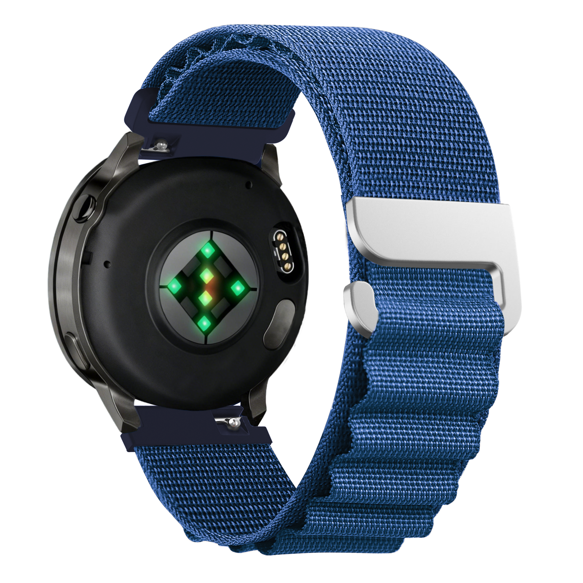 Bandz Correa nylon Alpine Garmin Forerunner 570 - 42mm (azul)