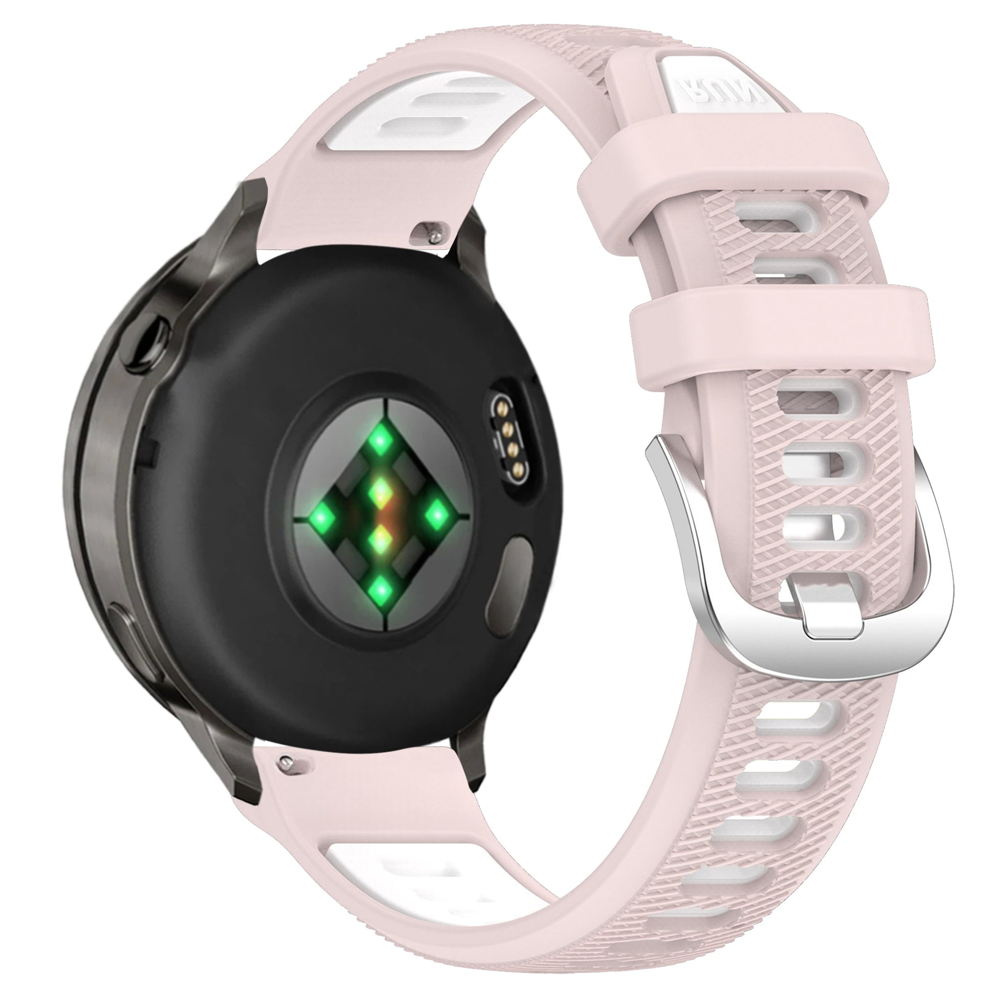 Bandz Correa deportiva con hebilla Garmin Forerunner 255s (rosa/blanco)