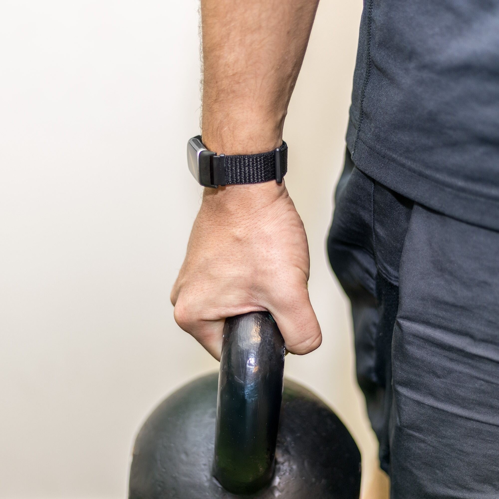 Correa nylon Fitbit Charge 5 (negra)