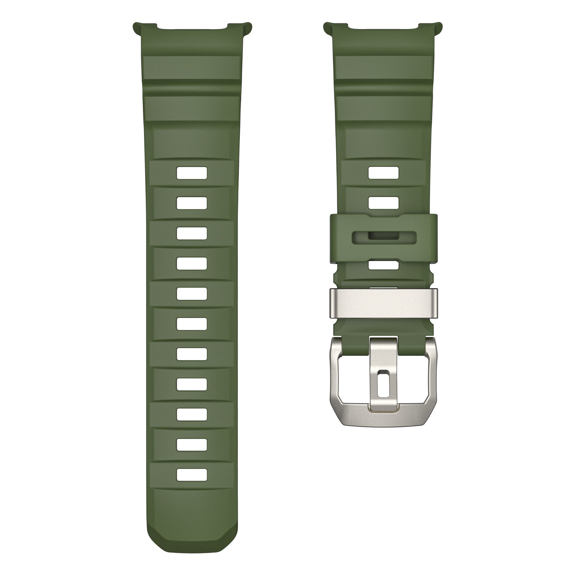 Samsung Galaxy Watch 8 - 40mm Extreme Silicone Strap (Army Green)
